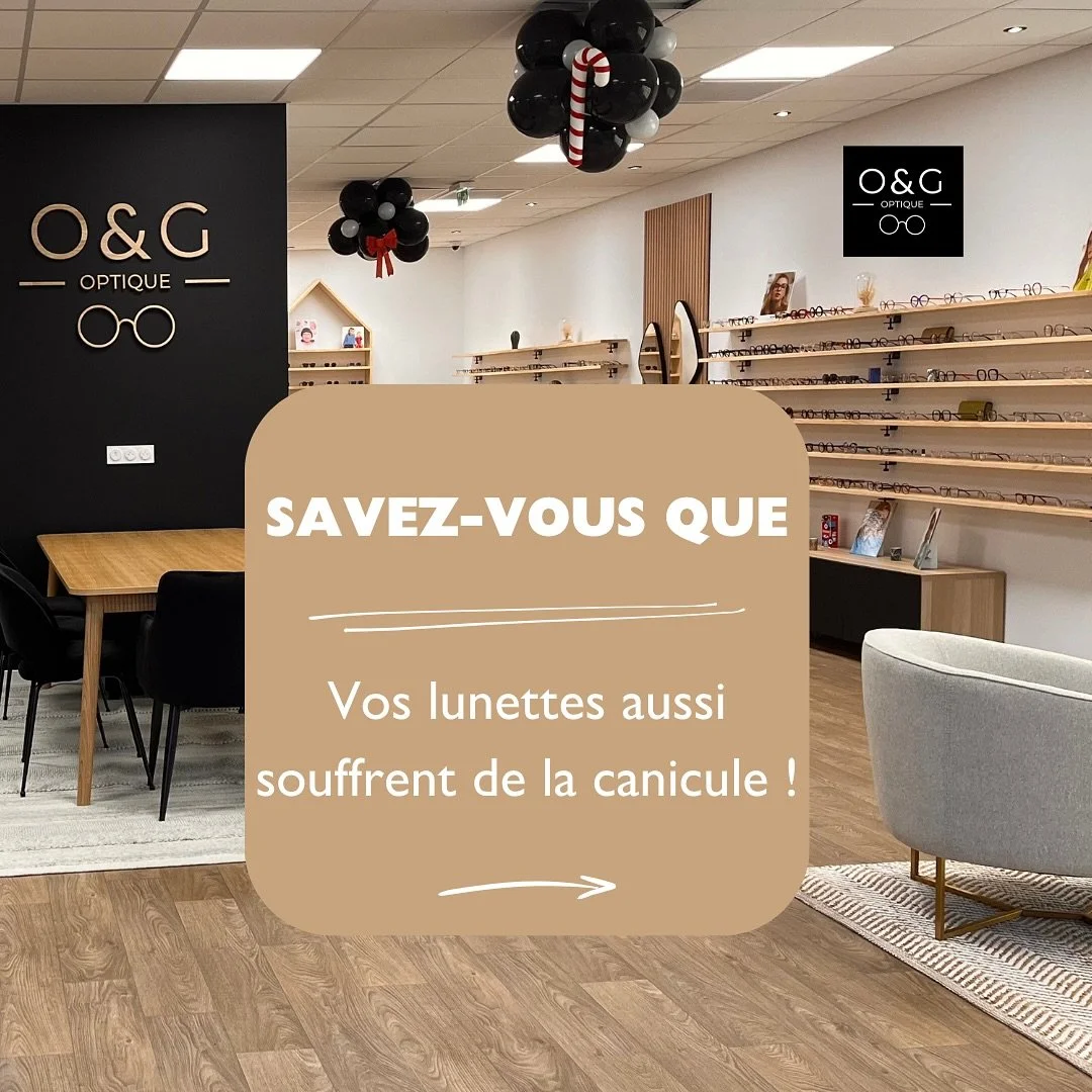 🌞 Vos lunettes aussi souffrent de la canicule ? 🥵

Avec les fortes chaleurs, il est temps de prot&eacute;ger vos yeux ET vos montures !

Voici 3 conseils simples pour &eacute;viter les mauvaises surprises cet &eacute;t&eacute;.

👓 Prenez soin de v