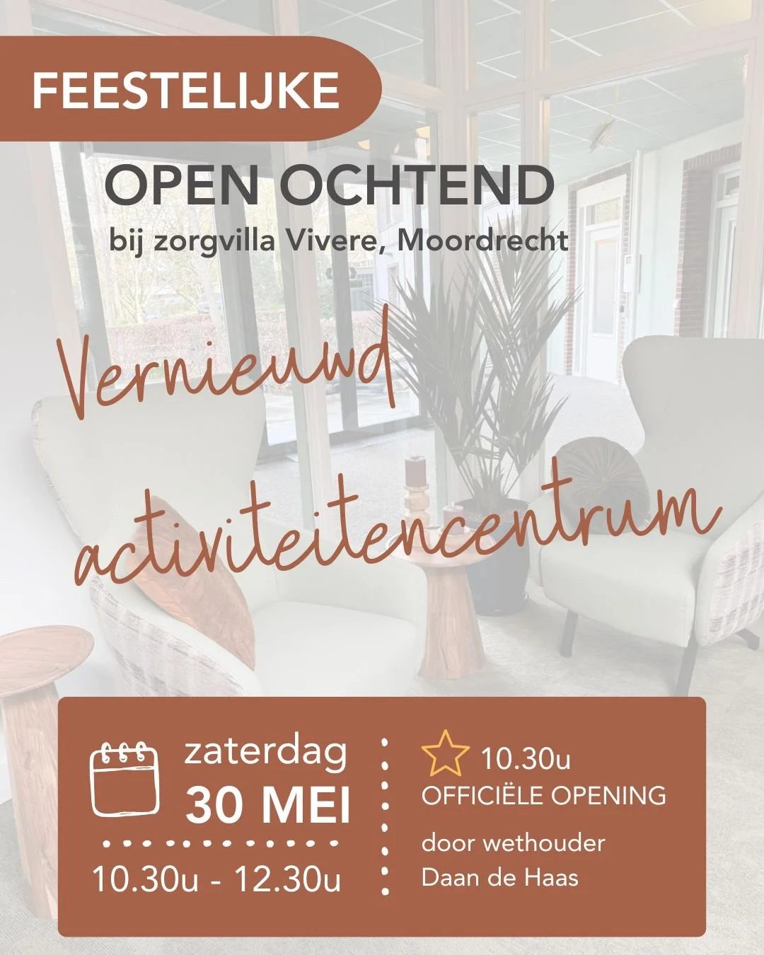 30 mei: feestelijke opening vernieuwde activiteitencentrum