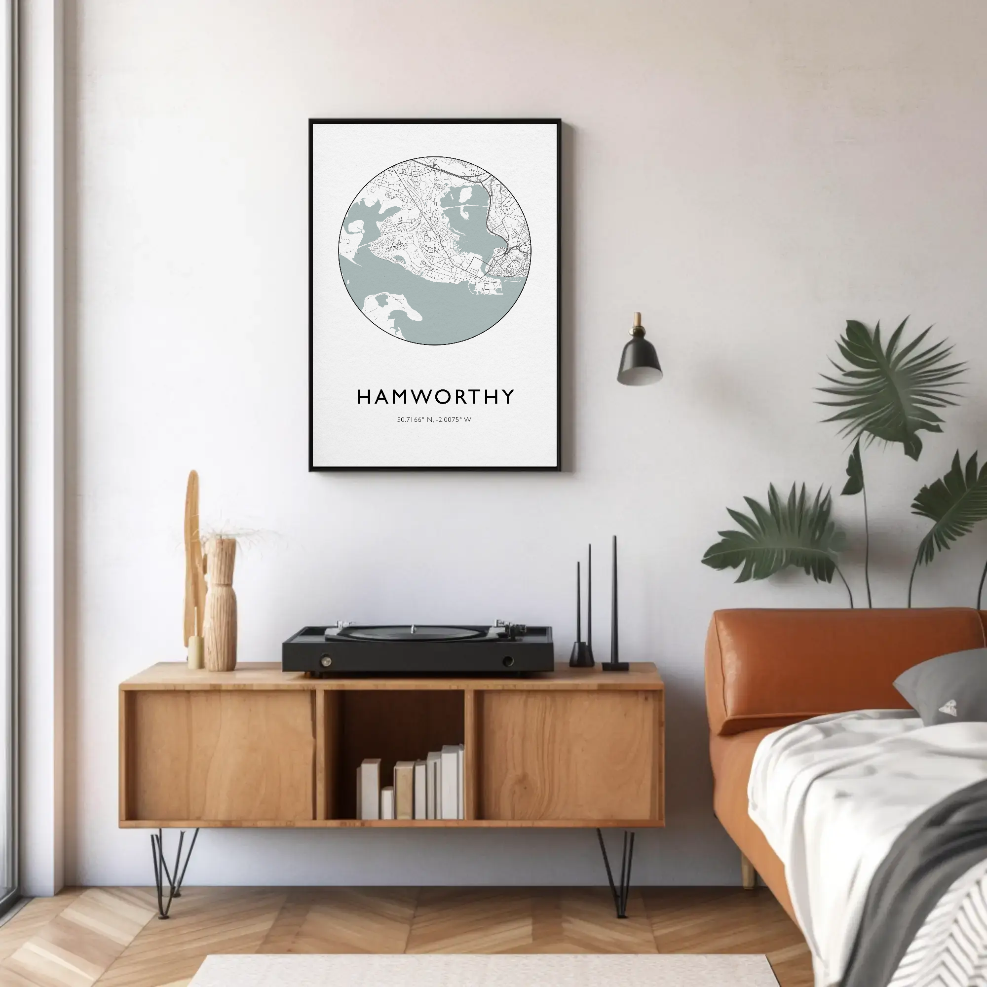 Custom map print of Hamworthy, Poole | Harbour View Photography ...