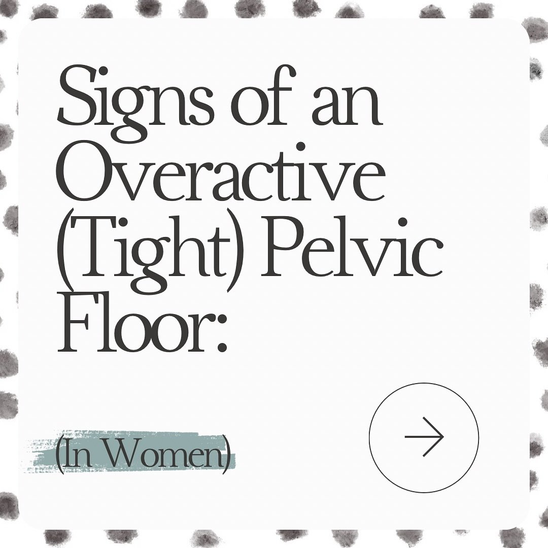 An overactive pelvic floor is when the pelvic floor muscles don&rsquo;t adequately relax. 🙅&zwj;♀️ 
This can result in urinary, bowel or reproductive symptoms, as well as, pain. 

#PelvicFloorHealth #PelvicFloorDysfunction #OveractivePelvicFloor #Pe