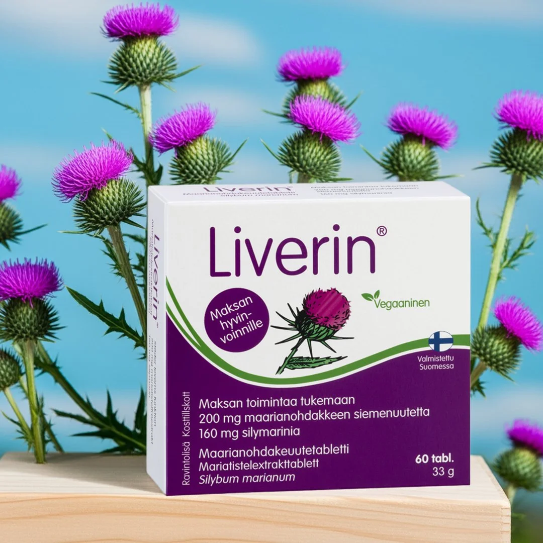 Liverin® Maarianohdaketabletit maksasi terveydeksi!