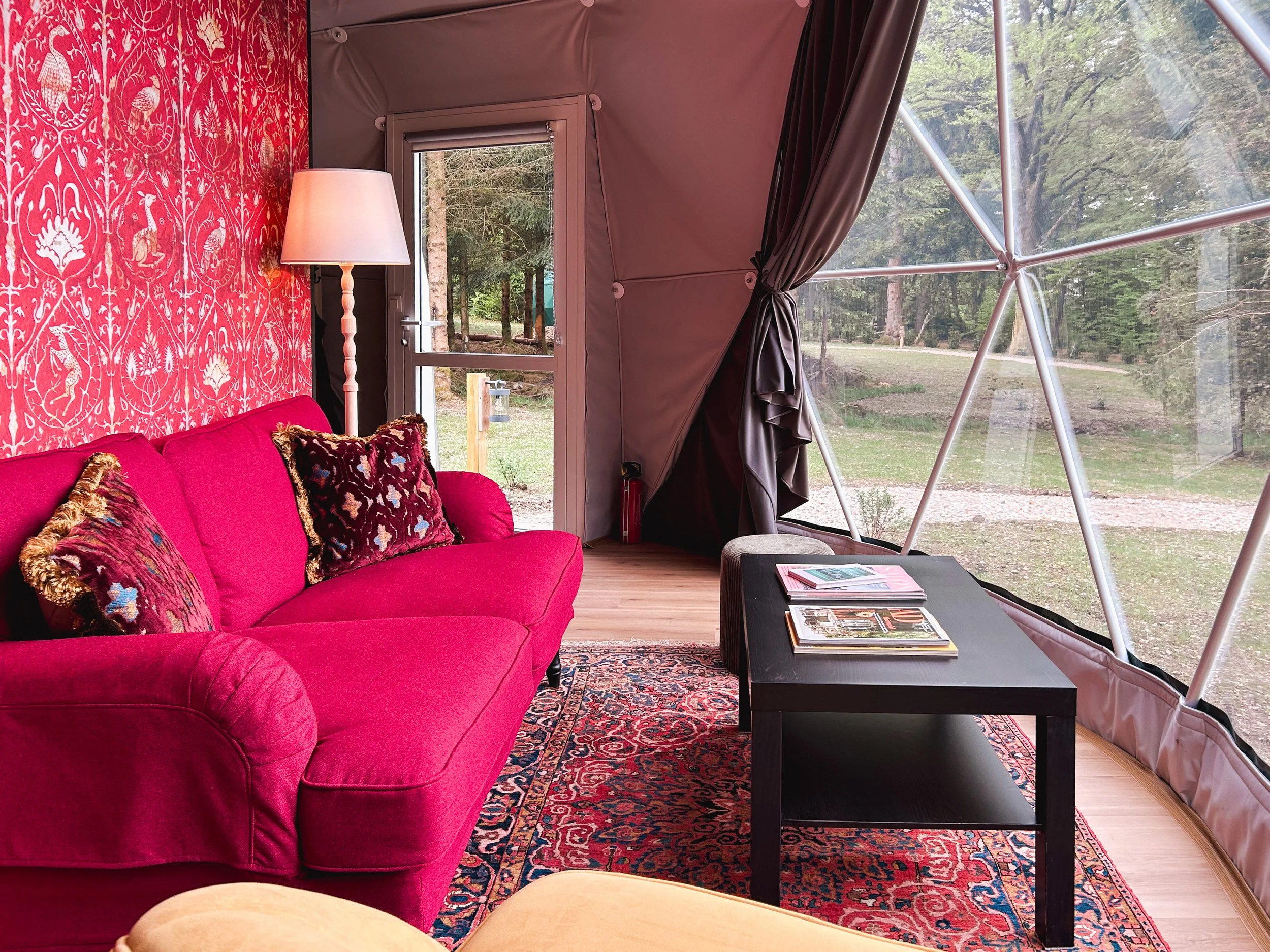 Cosy family glamping accommodation in the forest nature in Belgium