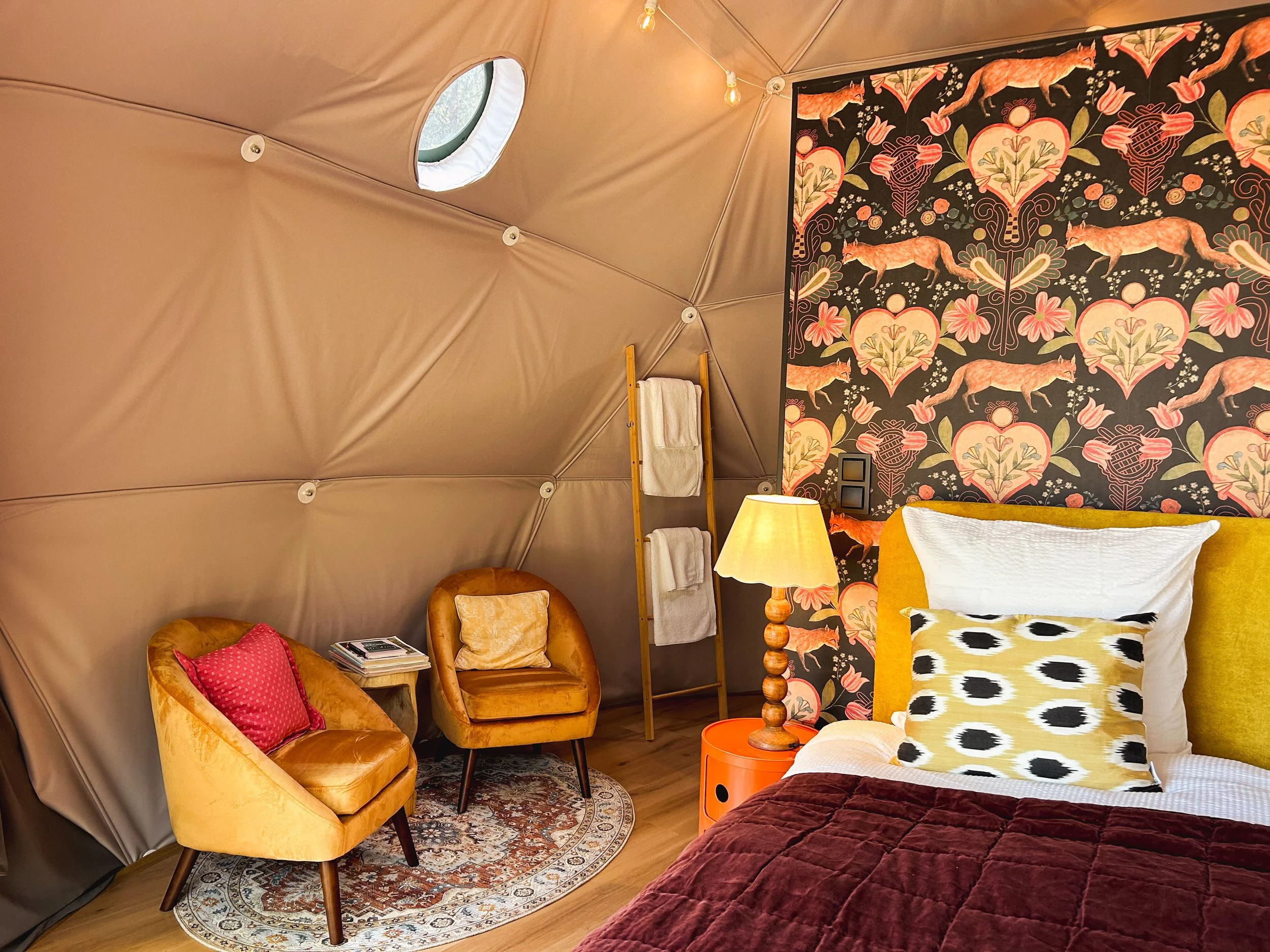 Luxury holiday getaway in a nature glamping resort in the Belgian Ardennes
