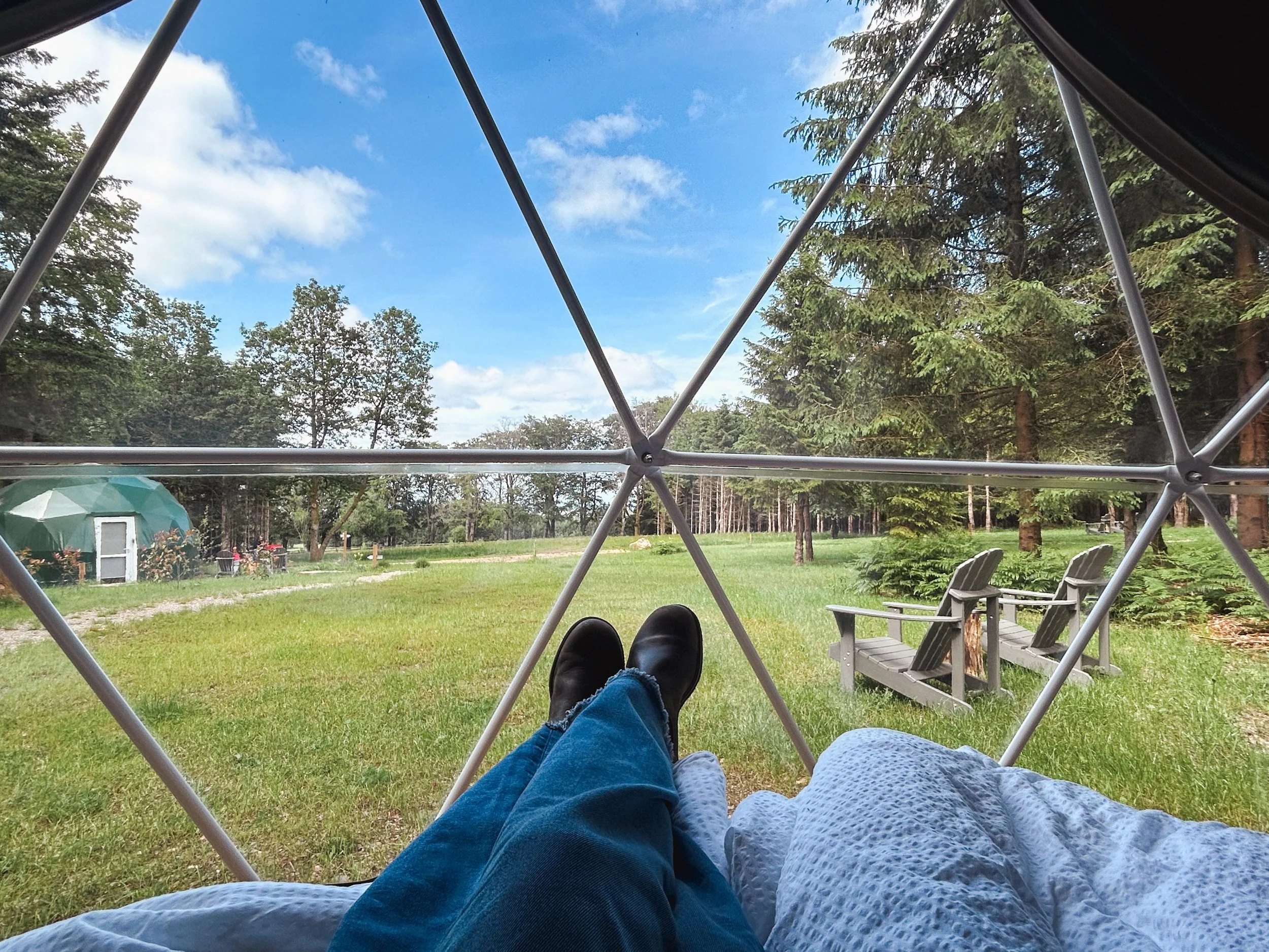 Not all Sunday blues are bad. 🤍

A drive through the woods, ducks doing their thing, dome views we still haven&rsquo;t got tired of, and a picnic basket that came prepared.

Not a bad way to end the weekend.

Hope yours was a good one too. 🌿

#slow