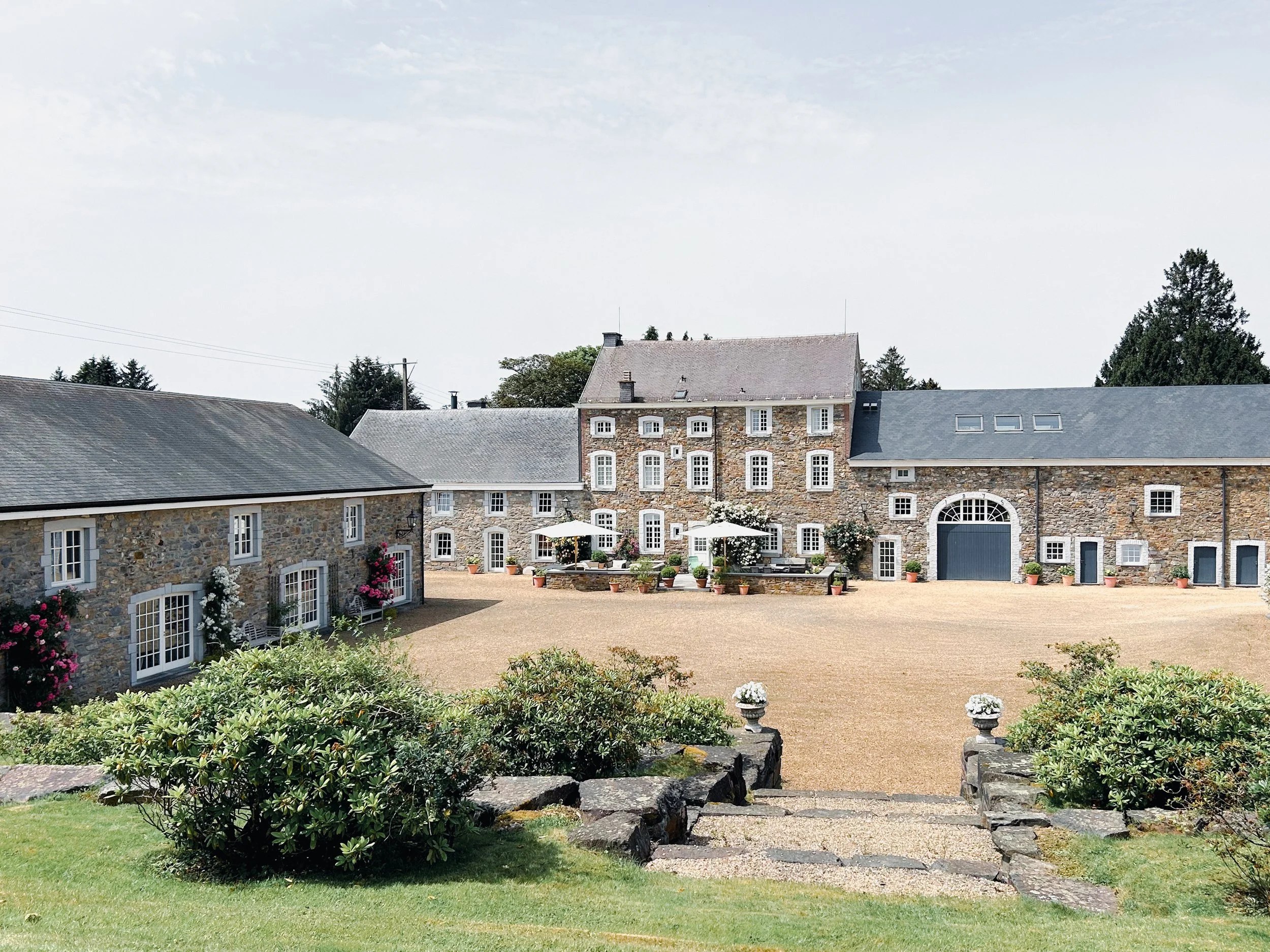View of the Courtyard at High Moor Estate