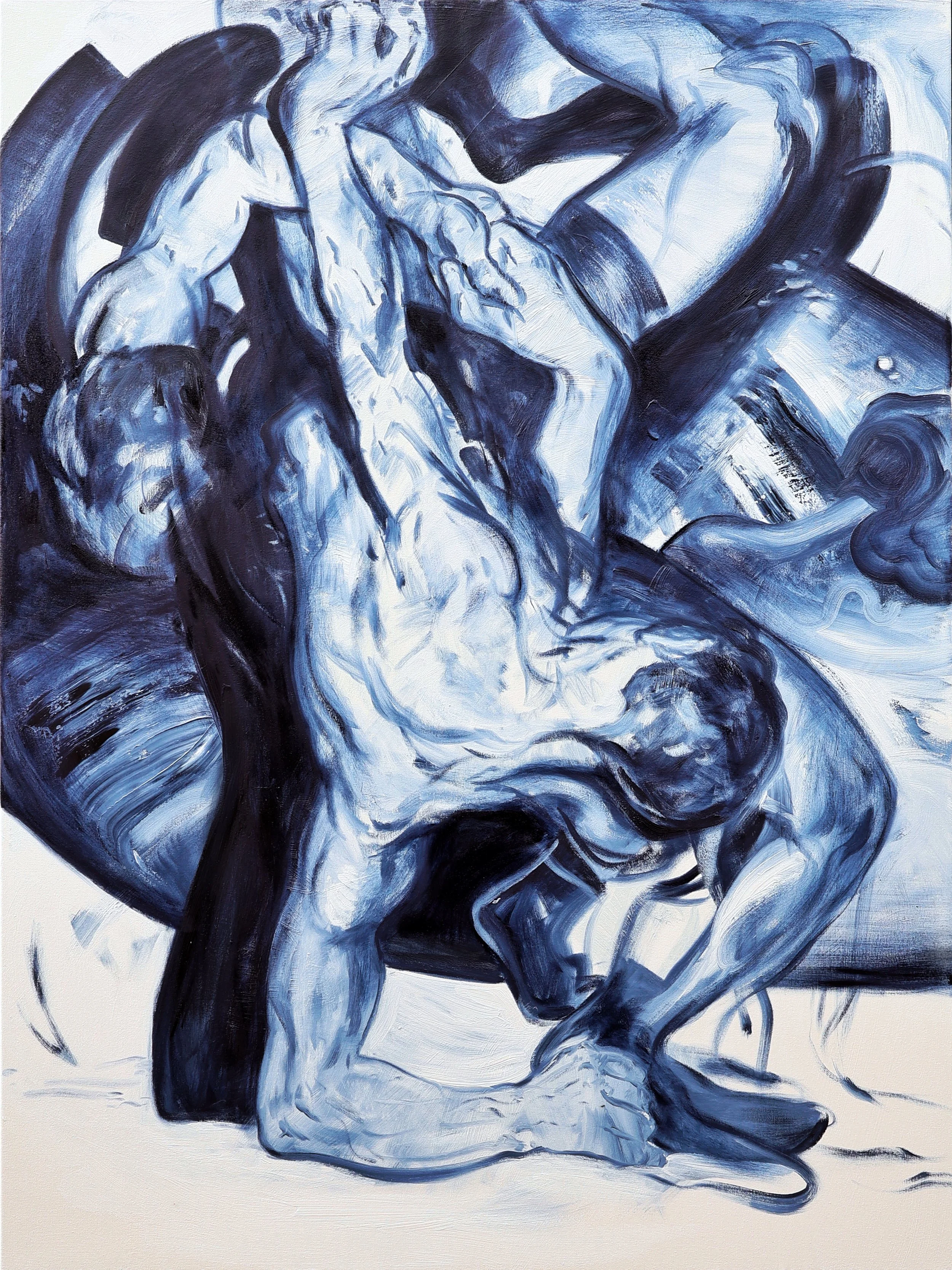 Suplex, 160x120cm, oil on canvas, 2026