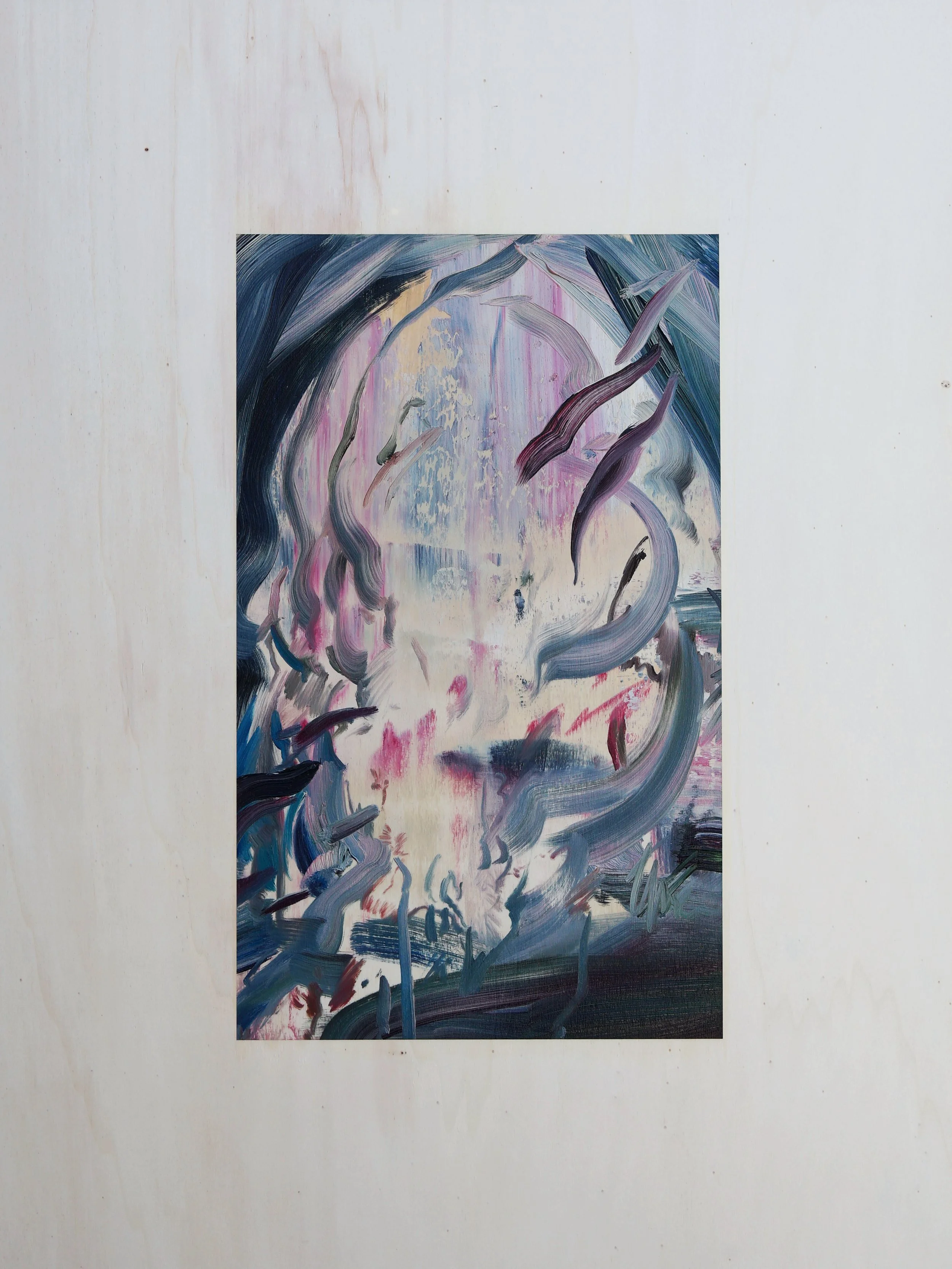 Gegenwind 11, 80x60cm, oil on wood, 2026