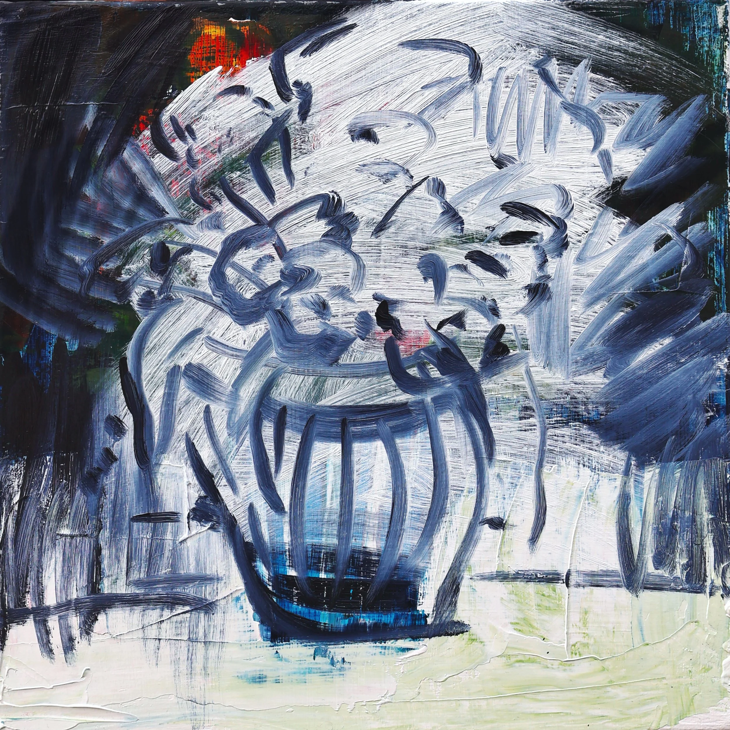 Ungenügend, 30x30cm, oil on canvas, 2026