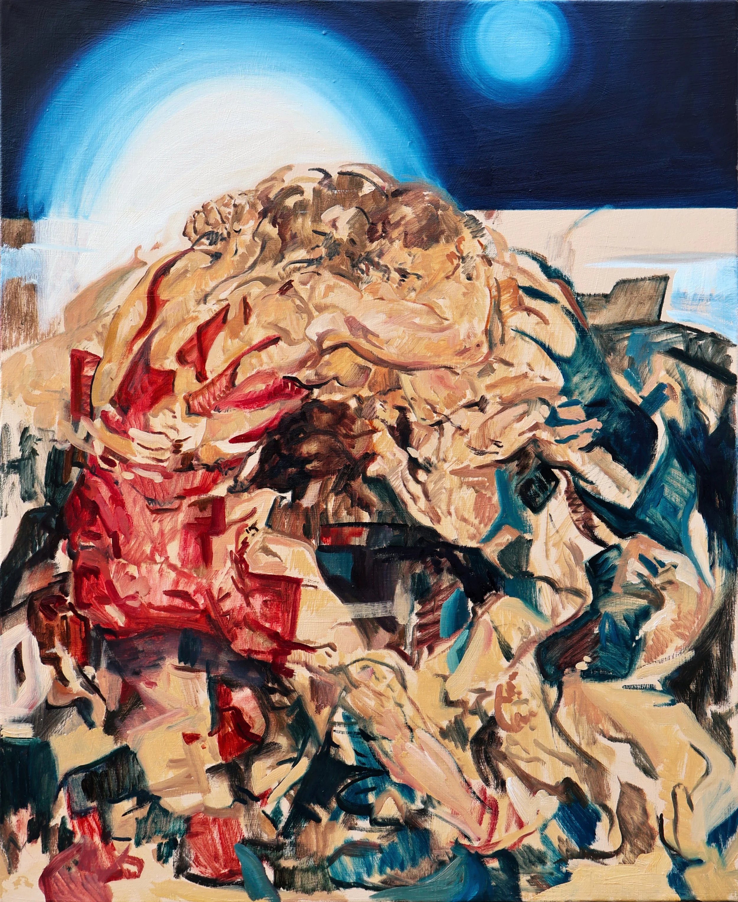 Nahdistanz, 110x90cm, oil on canvas, 2026