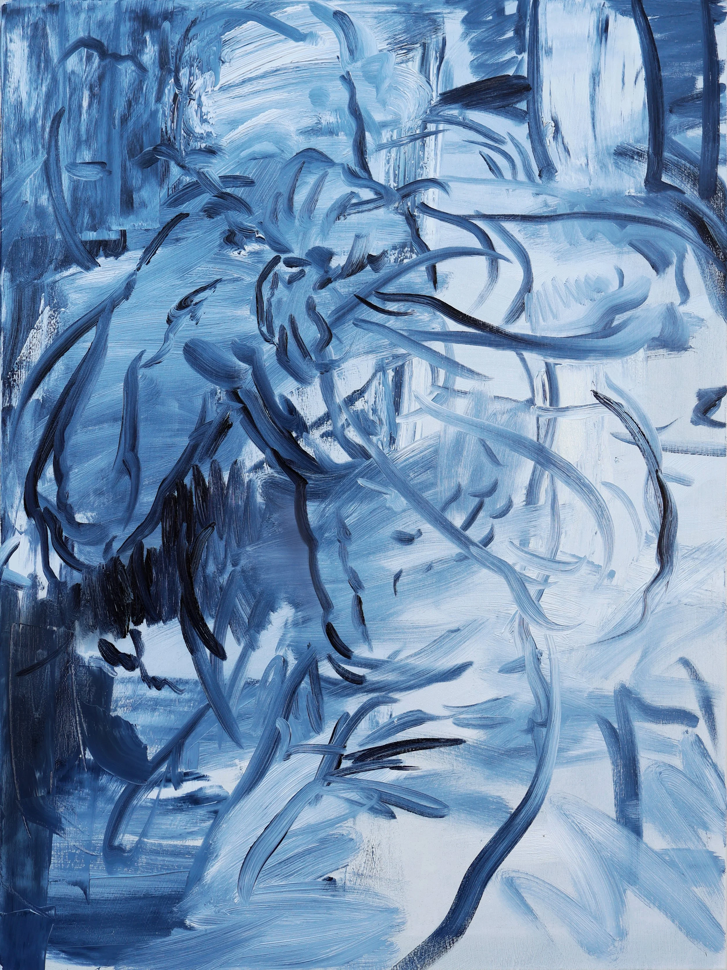 Führhandhaken, 100x75cm, oil on canvas, 2026