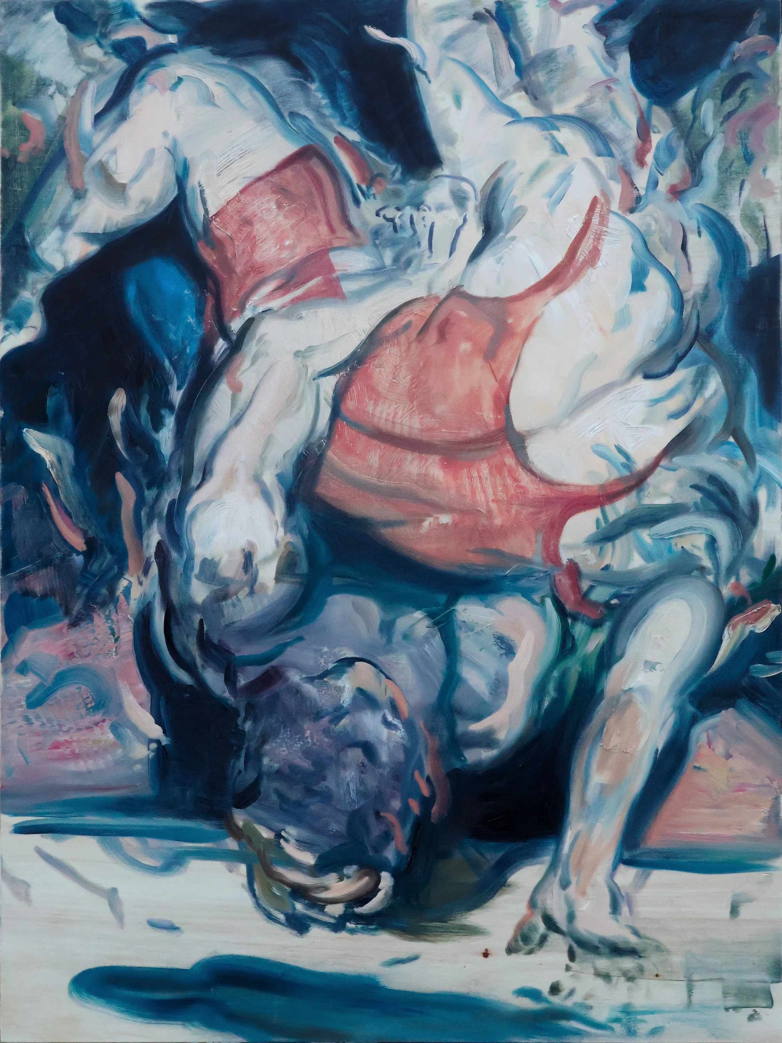 Suplex 2, 116x89cm, oil on wood, 2026