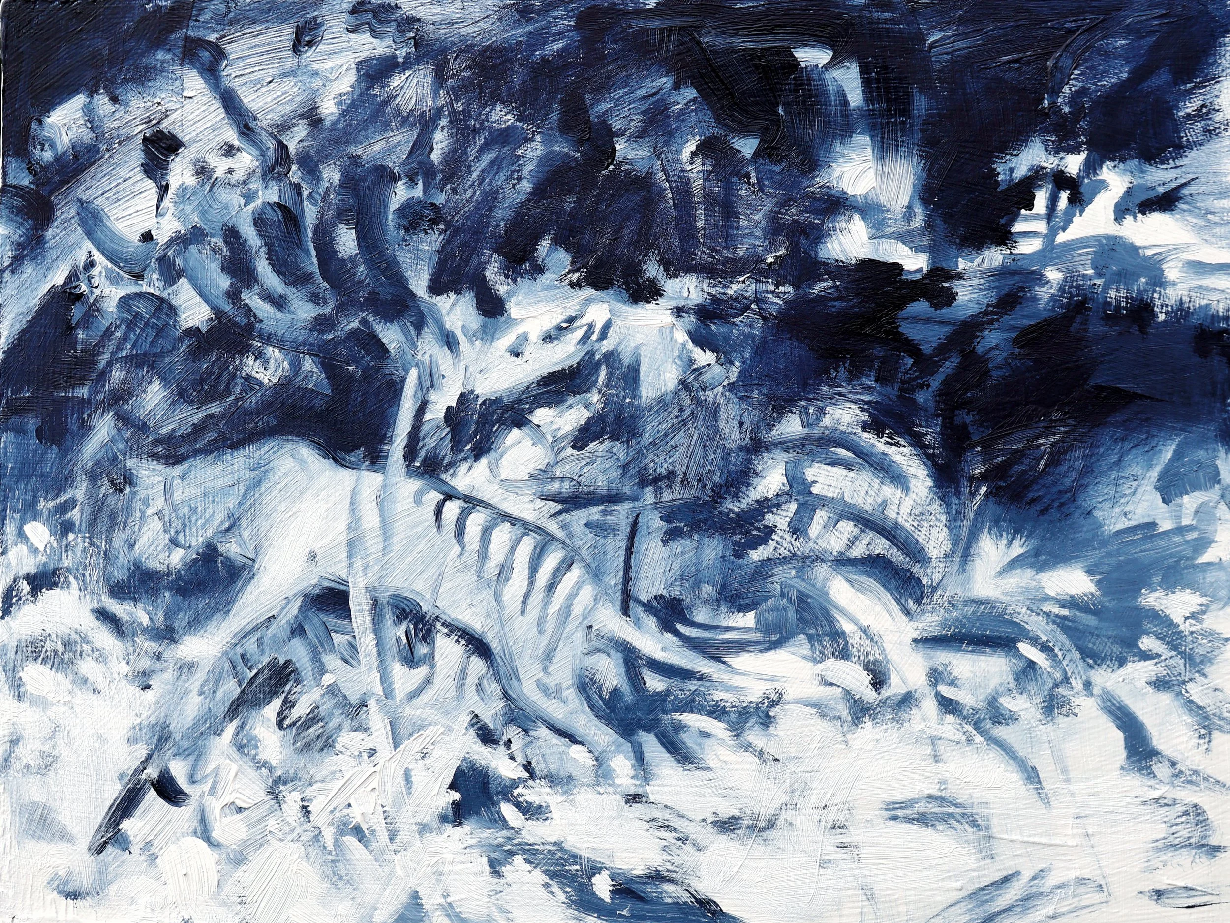 Endling, 30x40cm, oil on canvas, 2026