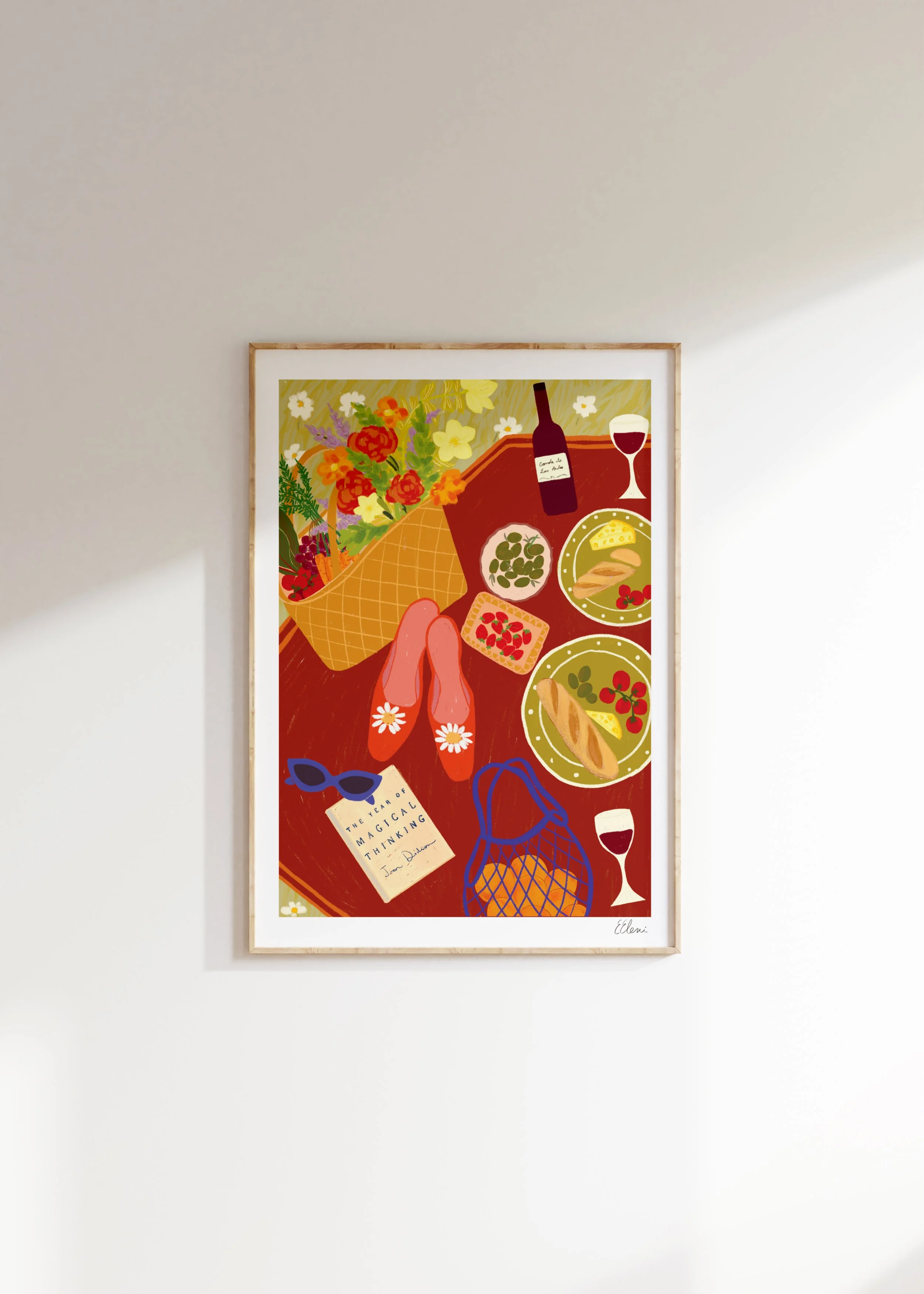 Picnic in the Park Art Print