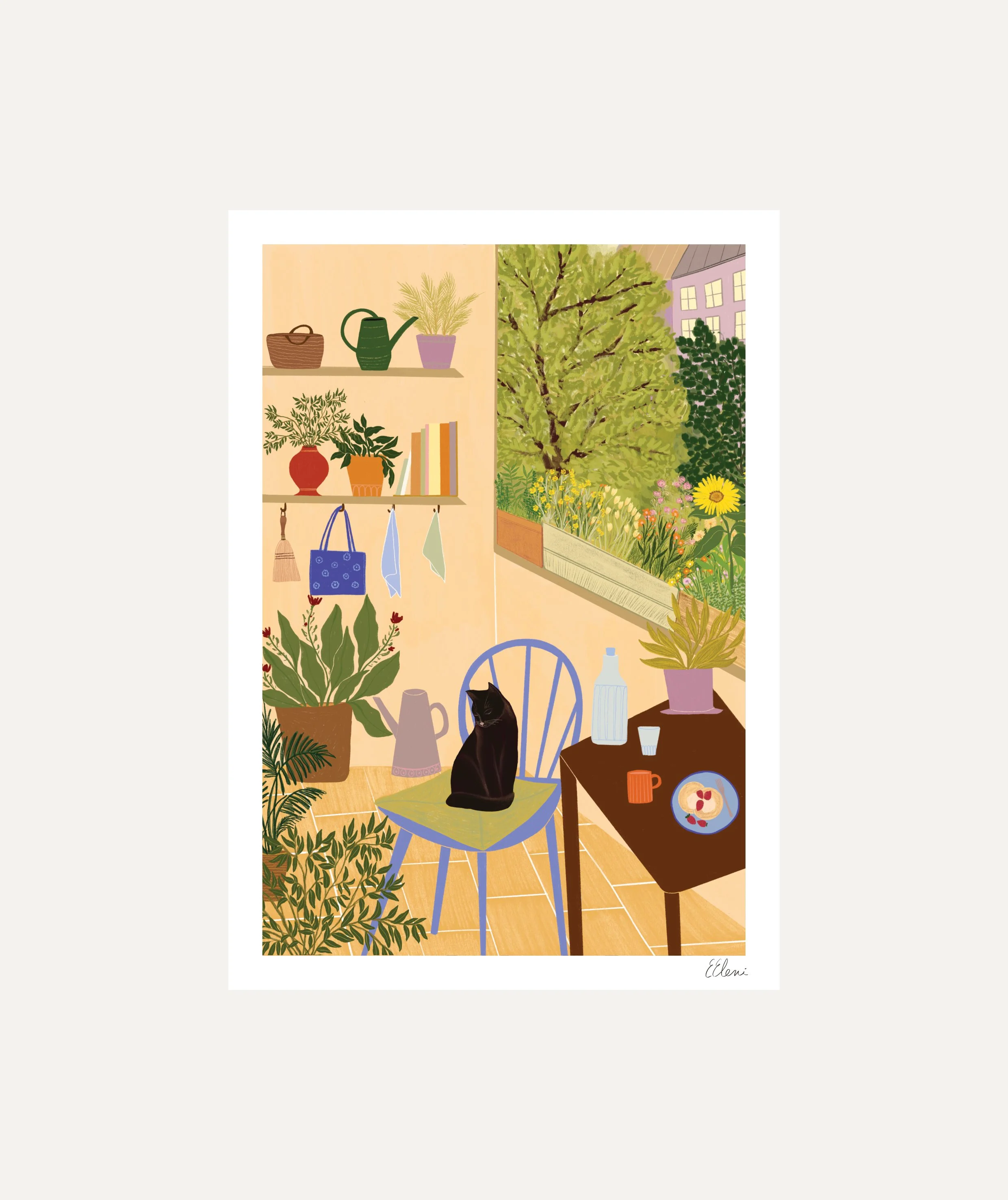 Patio Dreams Art Print
