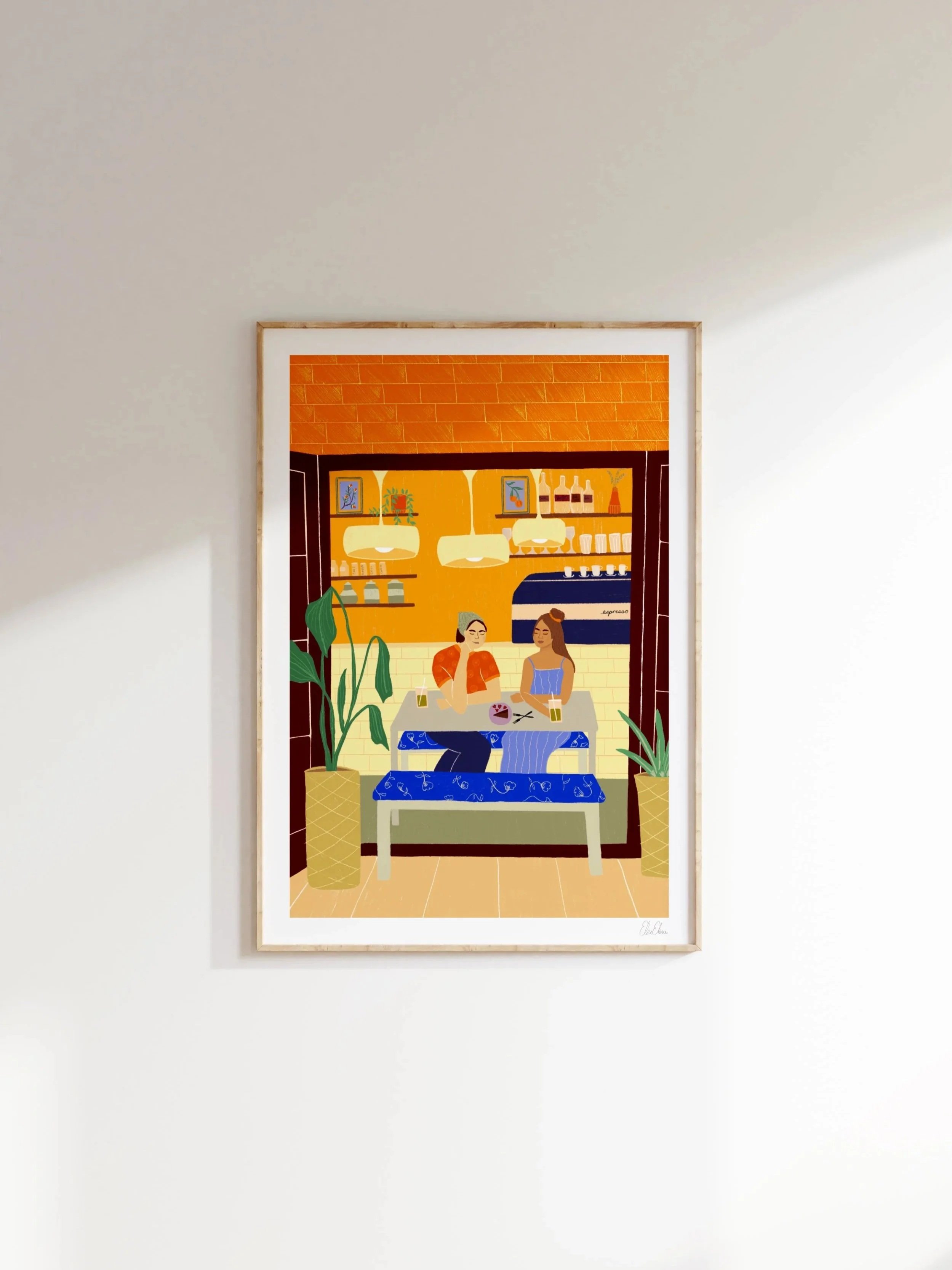 Spanish Cafe Art Print