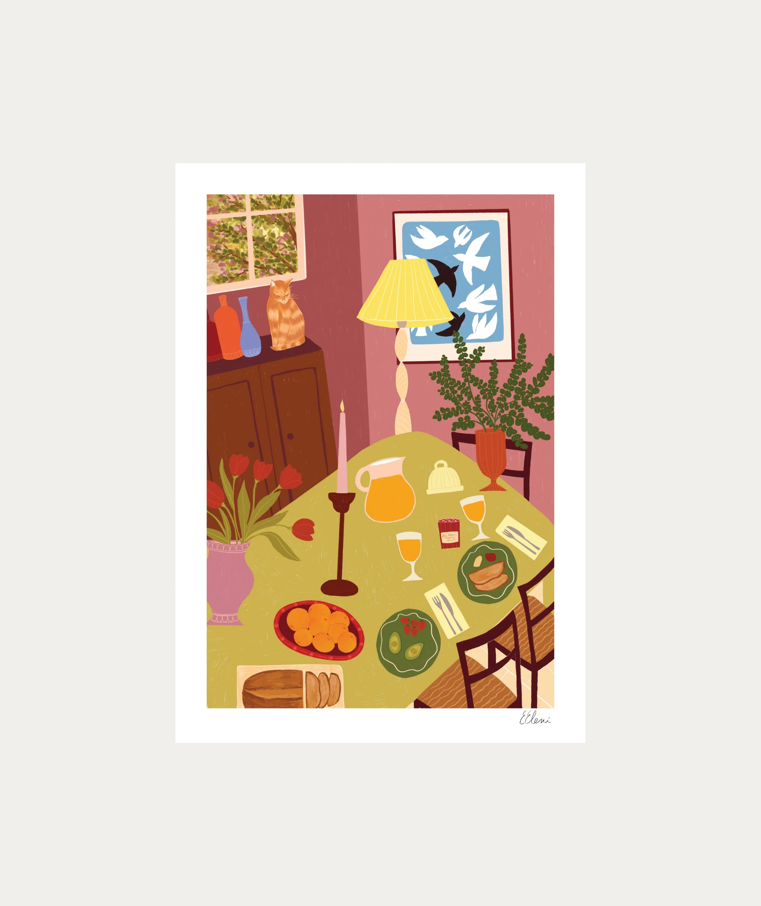 Slow Mornings Art Print