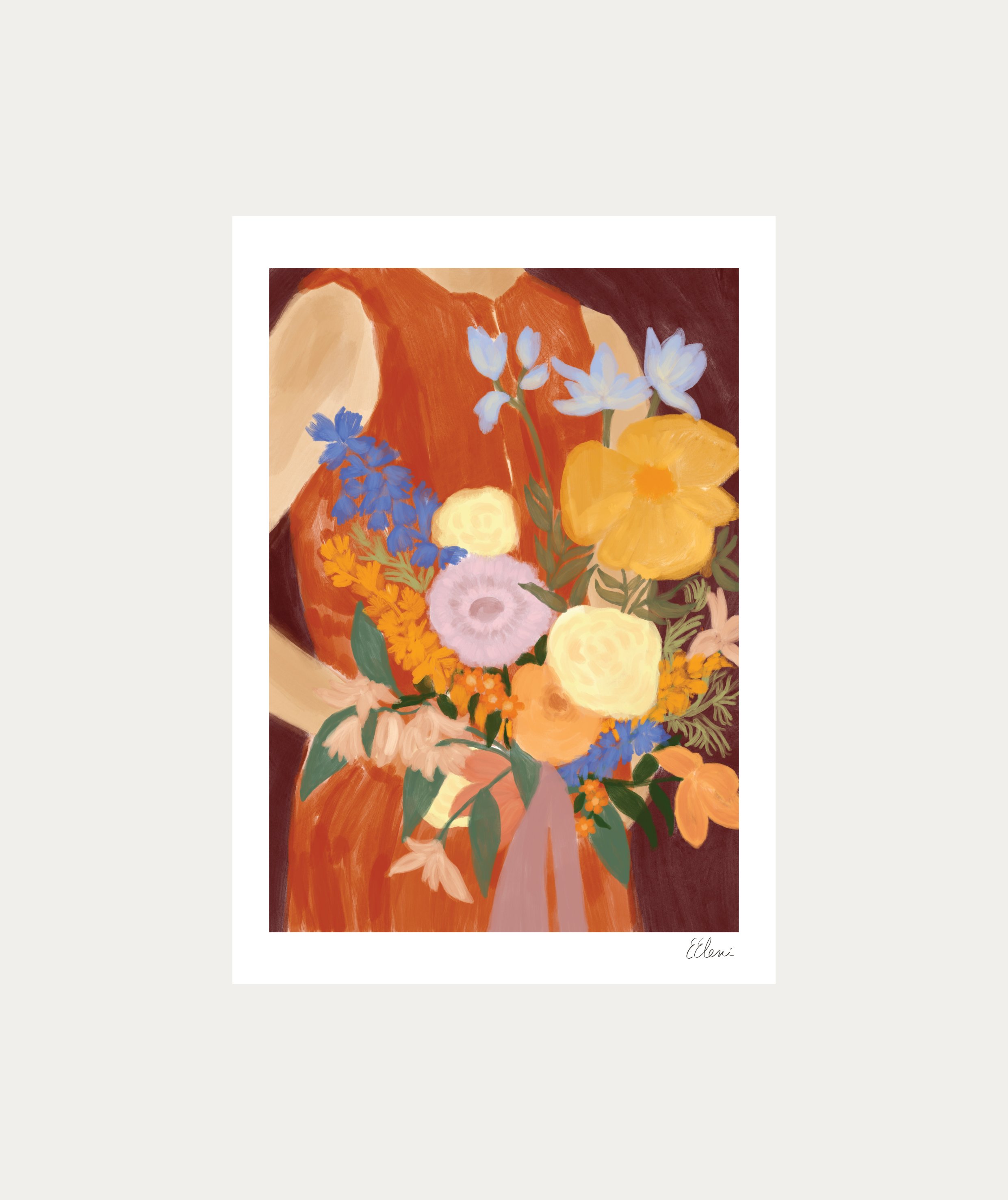 Autumn Bouquet Art Print