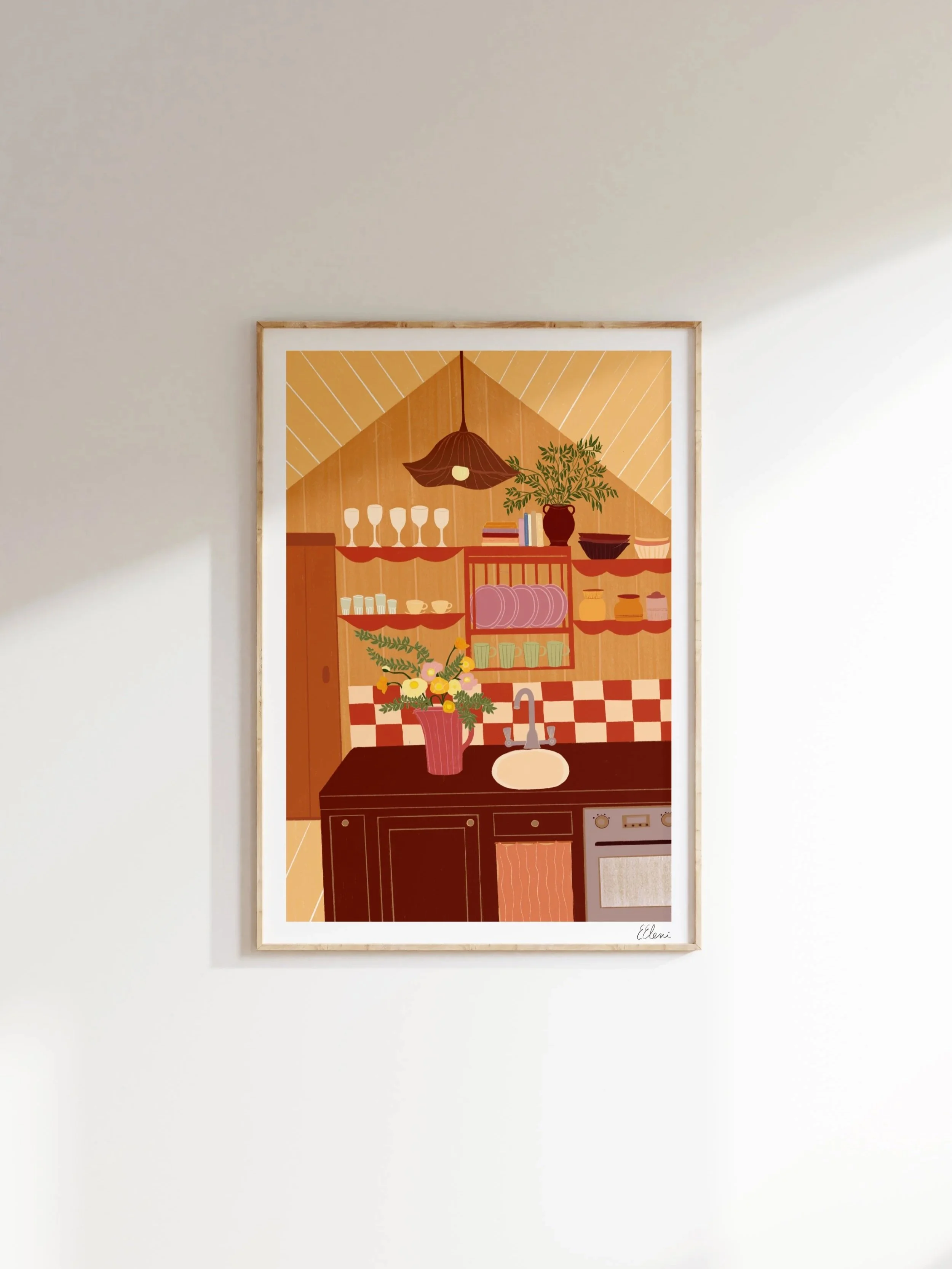 Kip Cottage Art Print