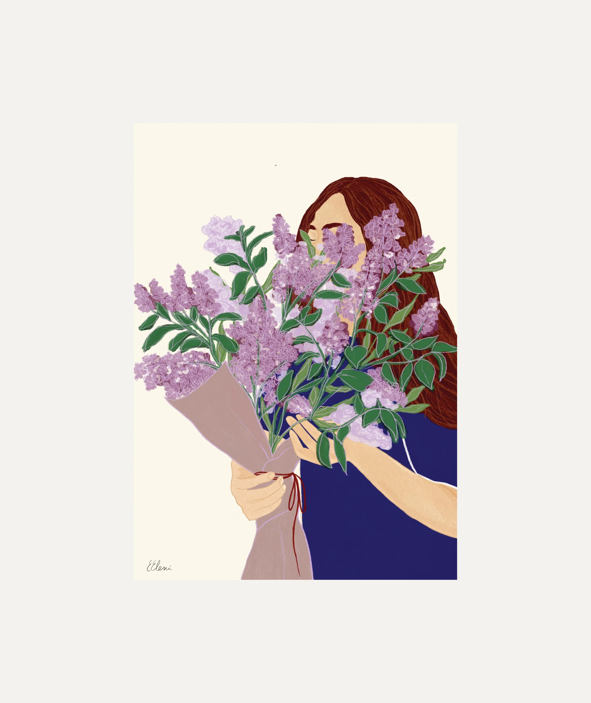 Summer Lilacs Art Print