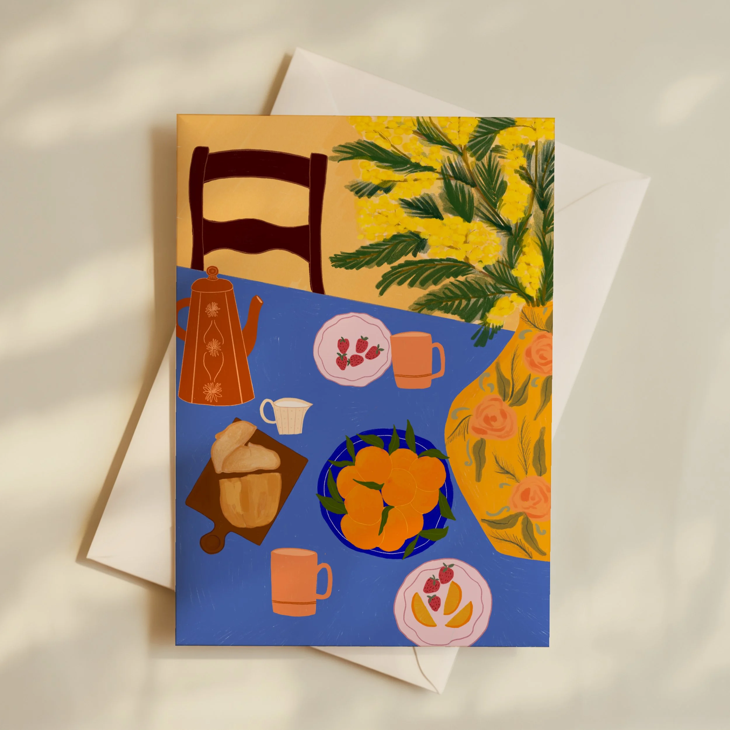 Italian Breakfast Card