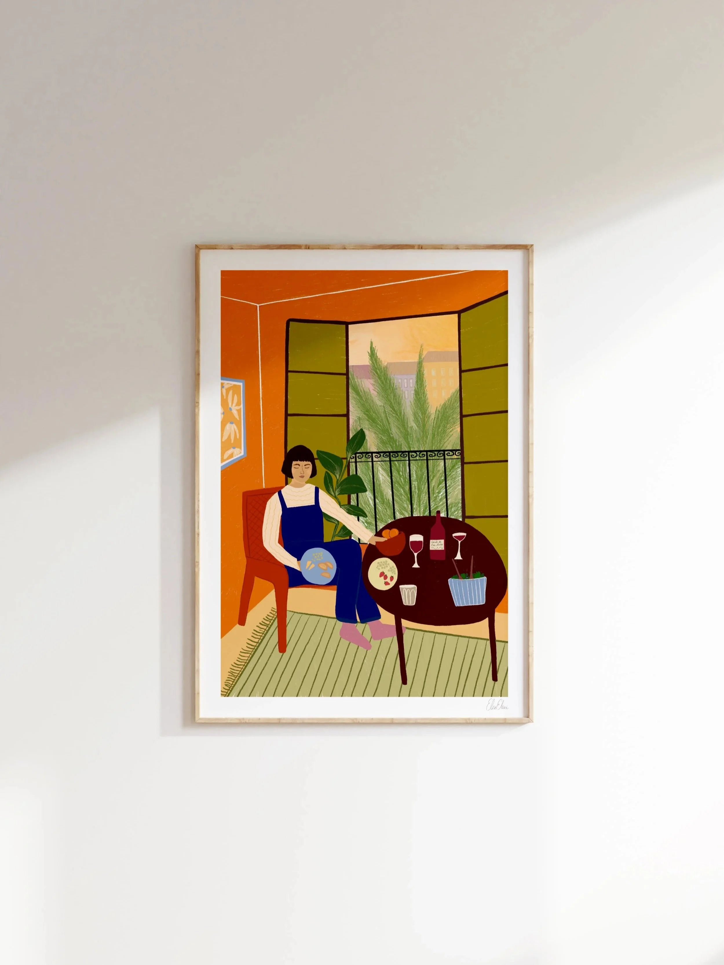 Barcelona Balcony Art Print