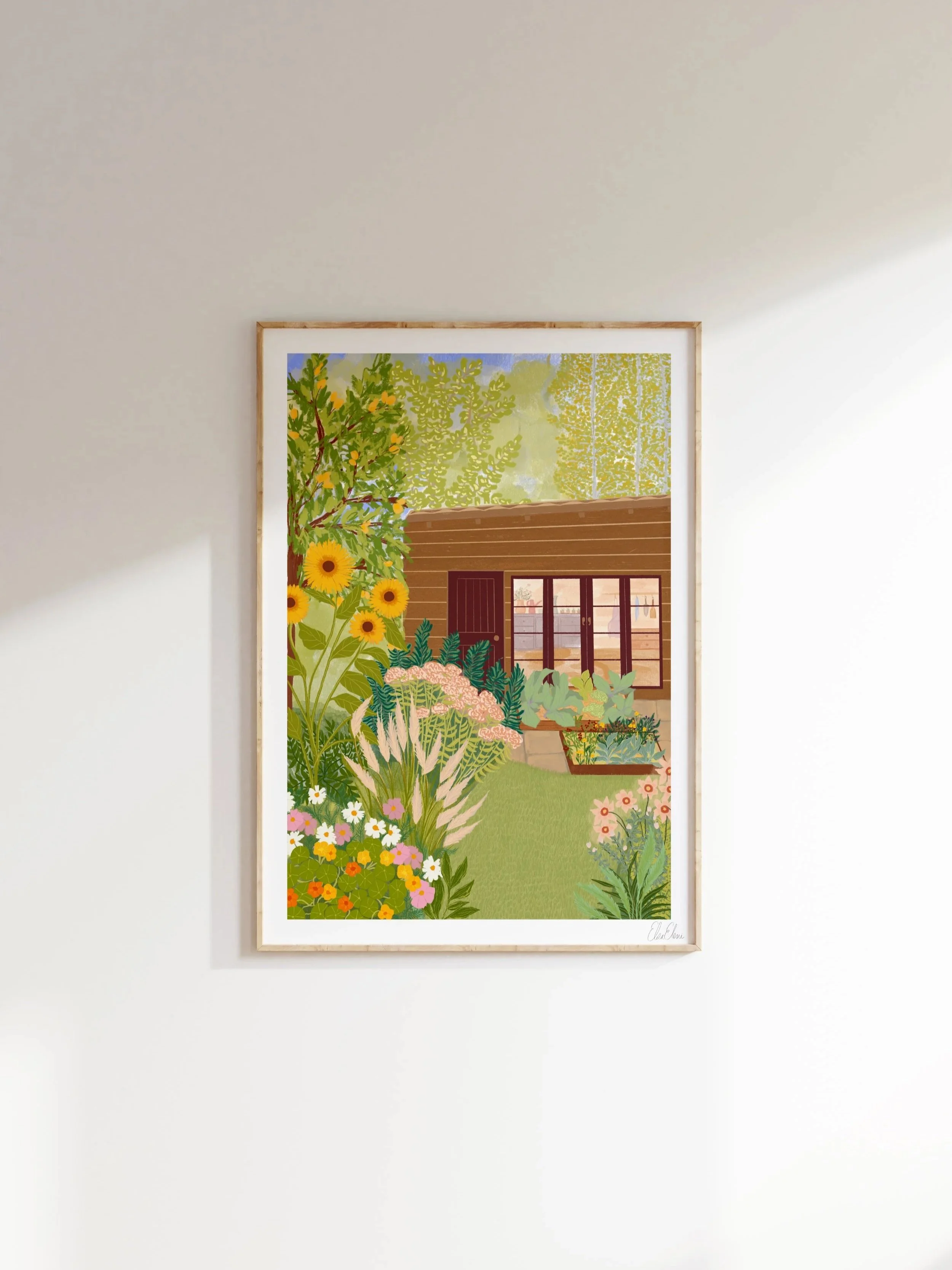 Home Garden Art Print