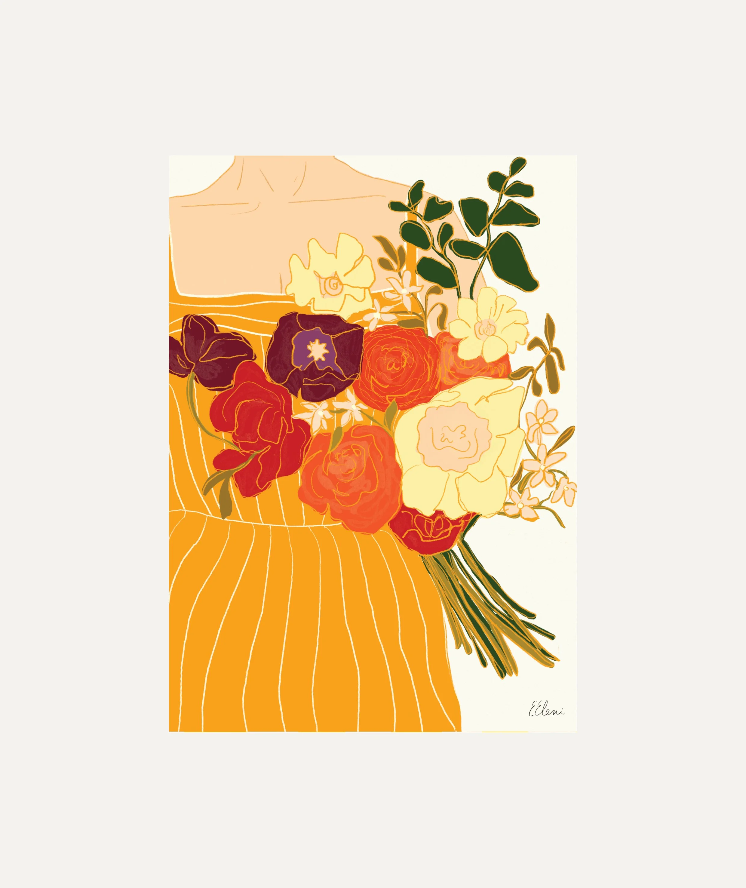 Summer Bouquet Art Print
