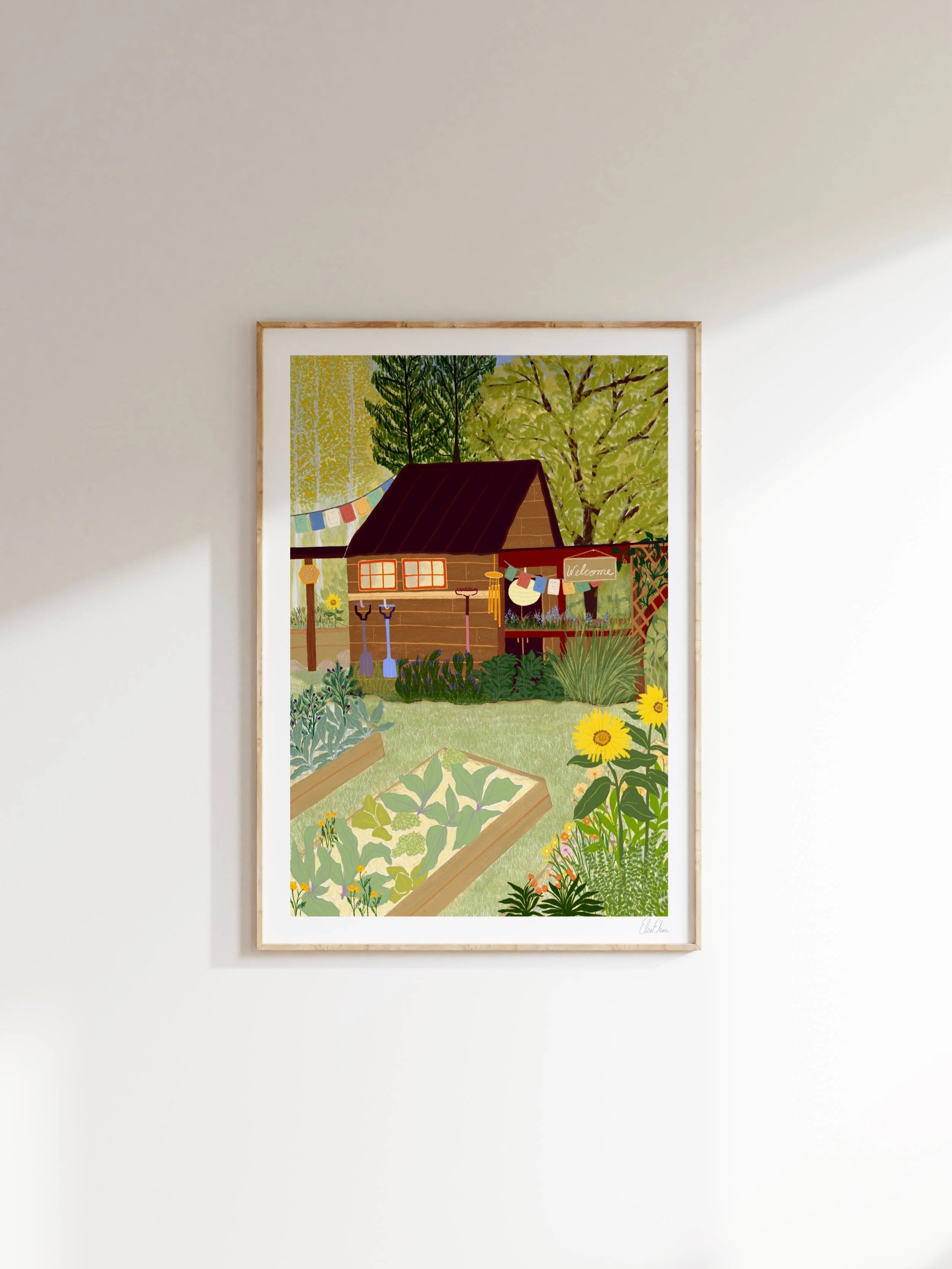 Veggie Garden Art Print