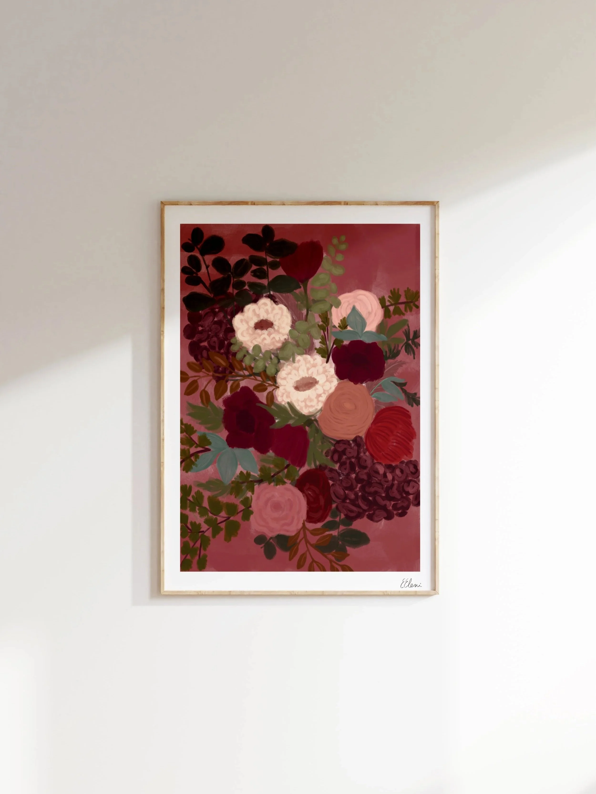 Winter Bouquet Art Print