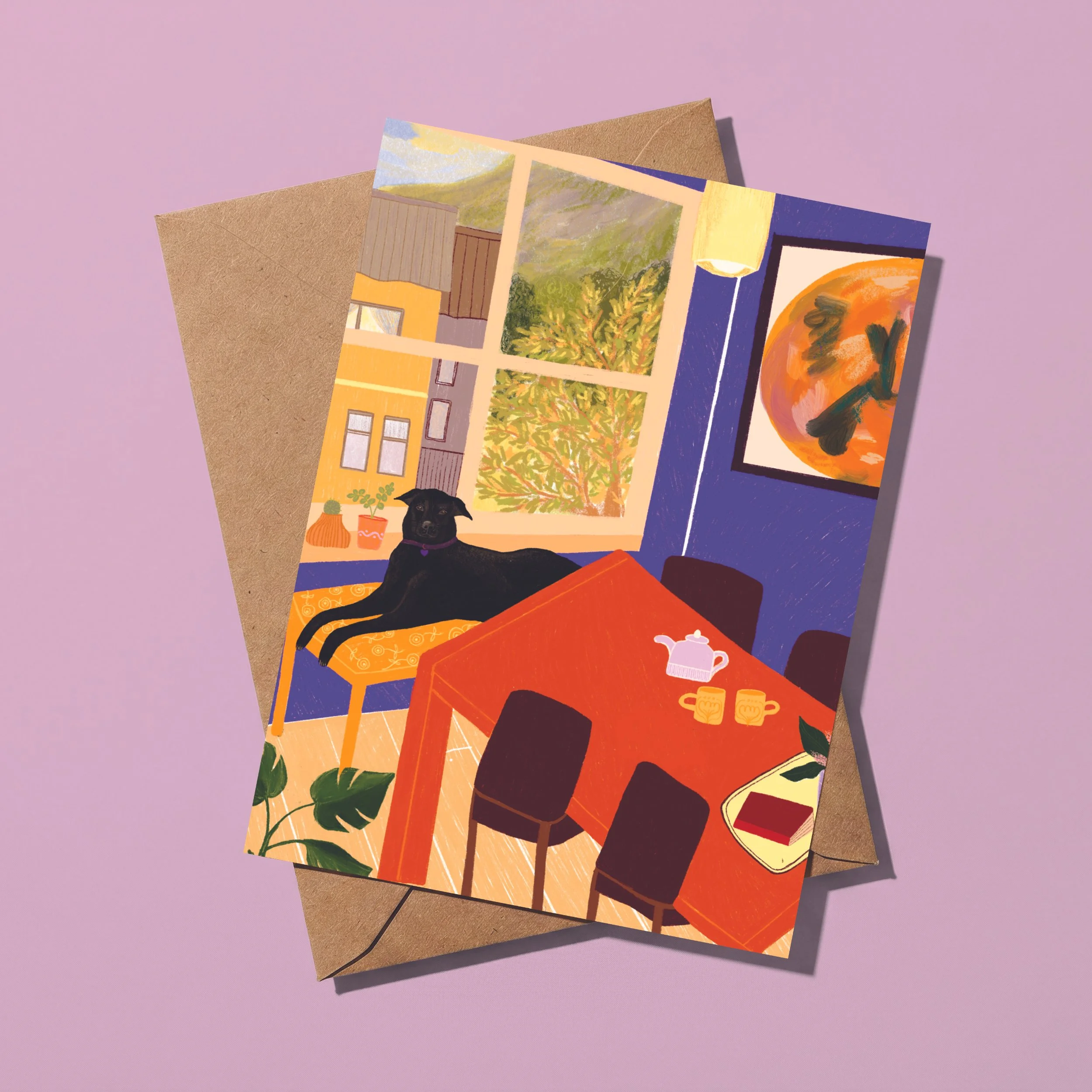 Black Dog Card