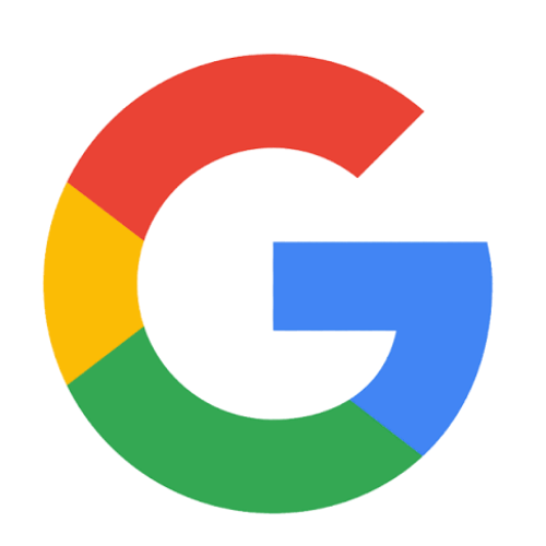 Logo di Google con lettere colorate e forma circolare.