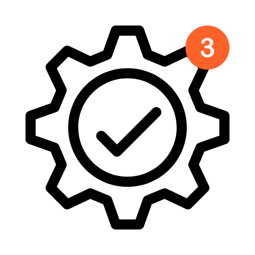 Diagramma con numeri e frecce che rappresentano un processo