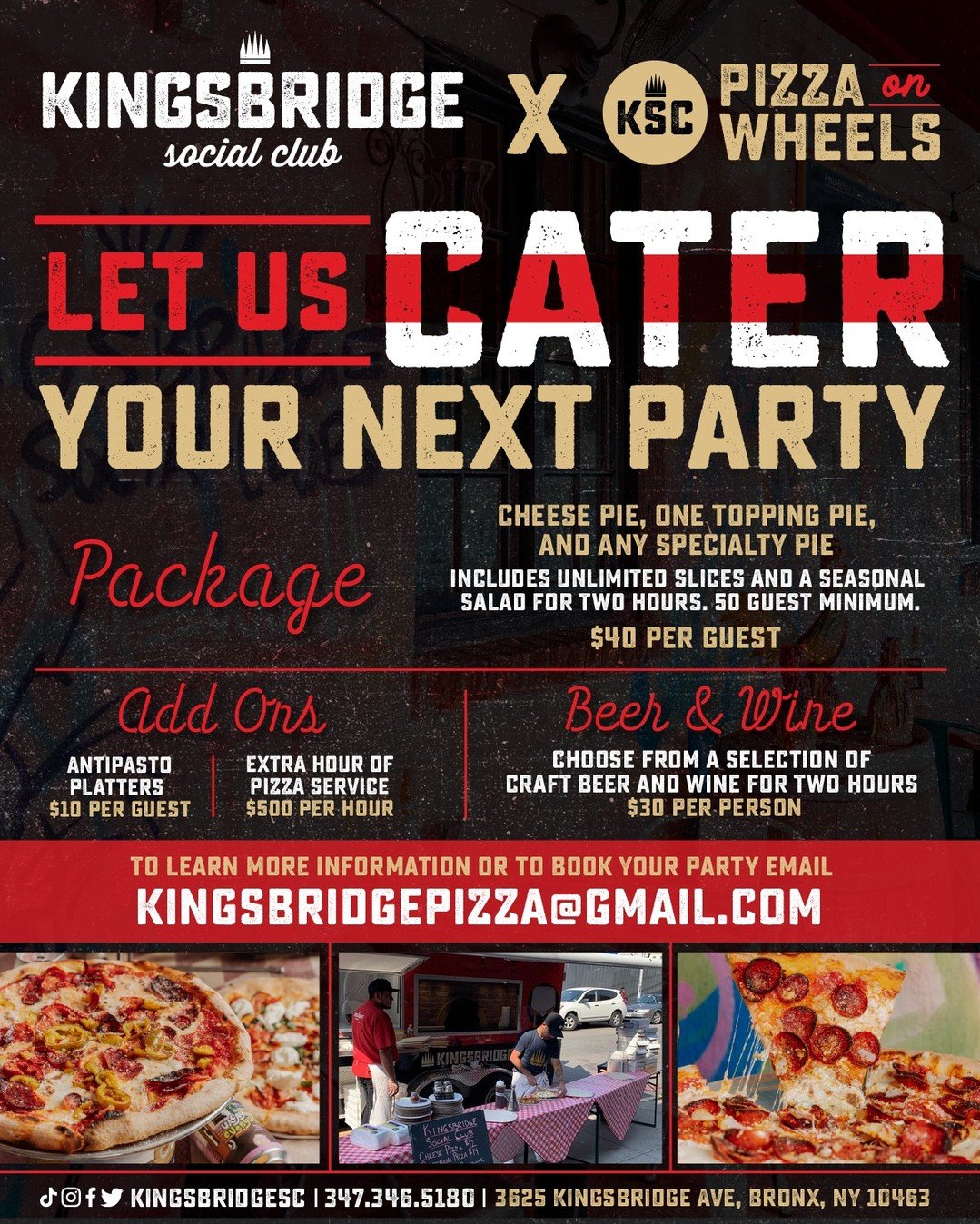 Hosting a party? Let KSC Pizza on Wheels roll in with the perfect pies! 🍕🚐 Visit our website to start planning the ultimate pizza party now!