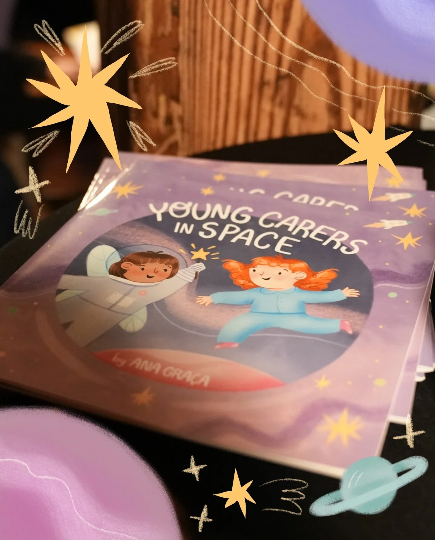 Happy World Book Day 📚🌎💫

In this year&rsquo;s #worldbookday I wanted to shoutout Young Carers in Space, a book I wrote and illustrated and that came out last October! So here are some photos from the launch day 🚀 

This is the second picturebook