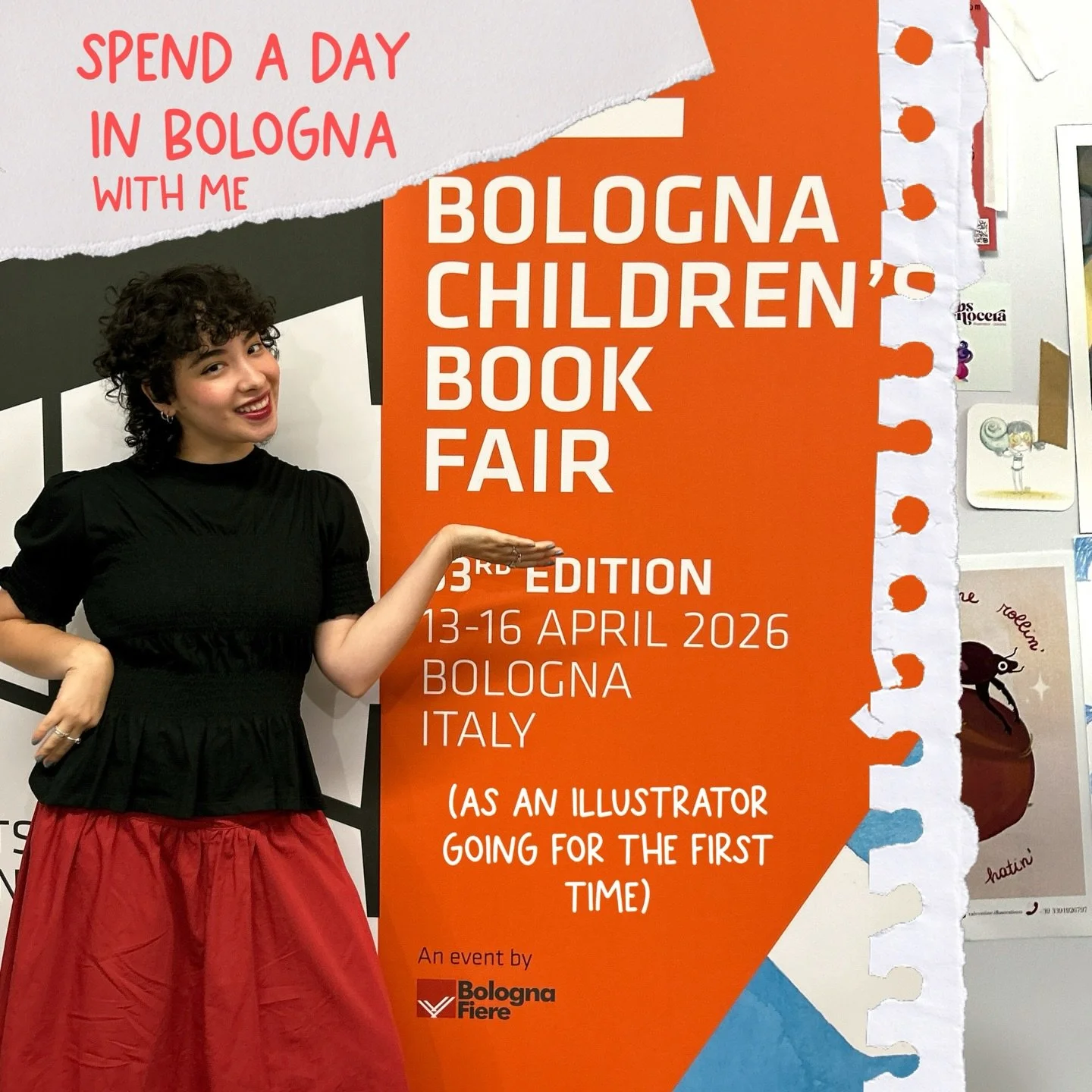 Here&rsquo;s all I did in one day at the Bologna Children&rsquo;s Book Fair as an illustrator going for the first time 📚💫

This was my second day going - because I was too overwhelmed by all the books and stands on the first  that I barely took any
