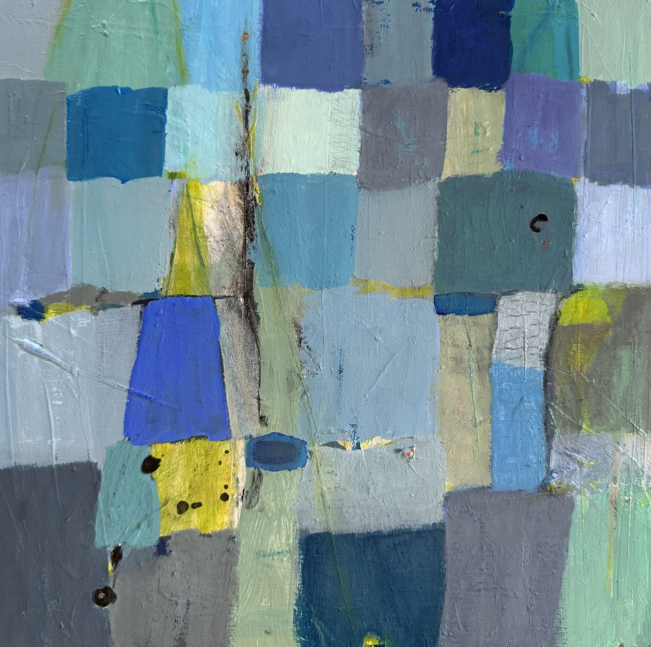 So Many Doors
Acrylic/Mixed Media on wood panel
12" x 12"