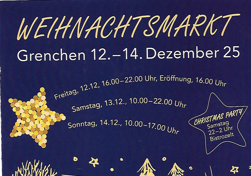 Auftritt Band Weihnachtsmarkt Grenchen