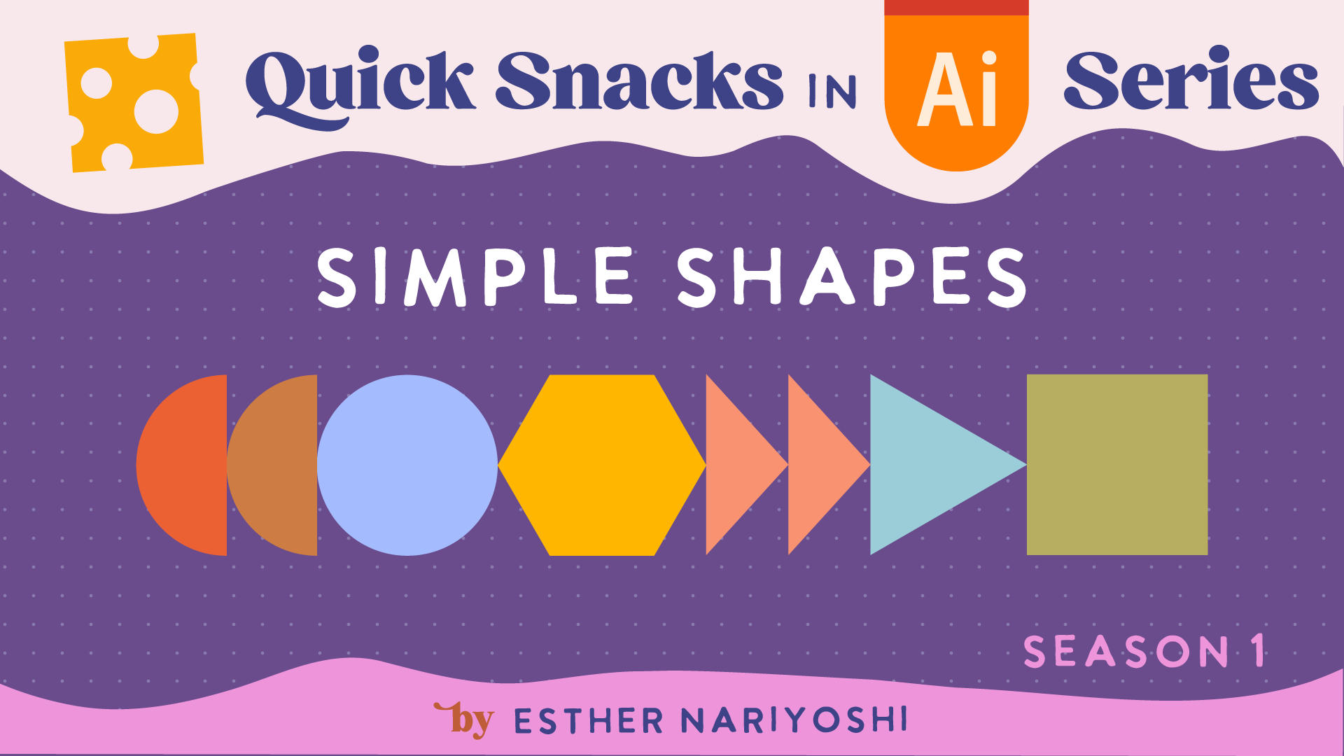 Make Simple Shapes in Adobe Illustrator Tutorial for Beginners