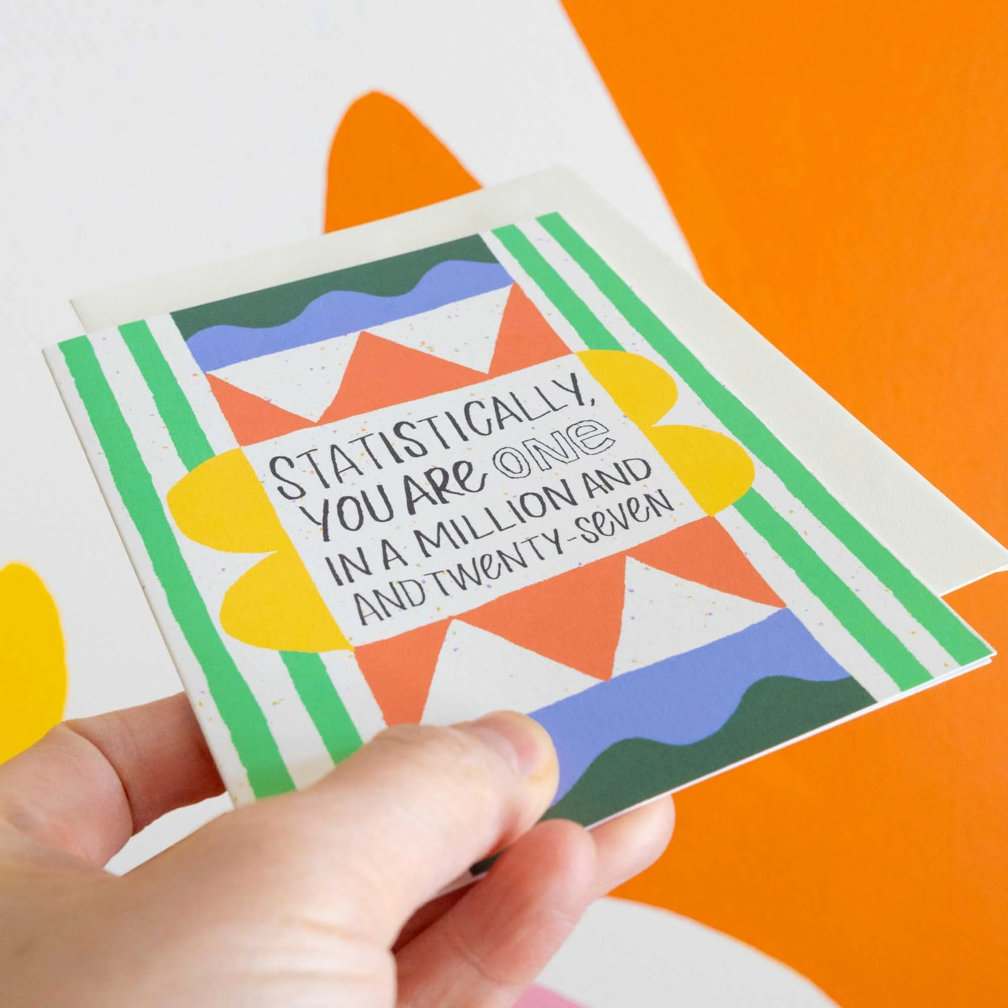 Funny Compliment Greeting Card, “One in a Million and Twenty