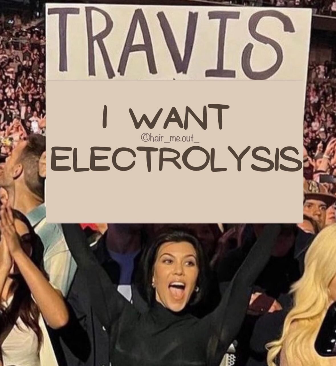 Get in line Kourt! And Trav IF you have any hair we can get at them too, right through your tattoos 😉

Did you know thermolysis method of electrolysis is safe during pregnancy? It is up to your electrologists discretion and it is advised to avoid th