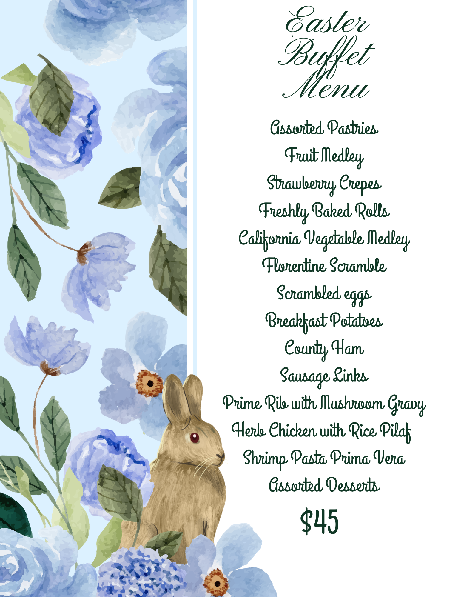 Easter Brunch Buffet