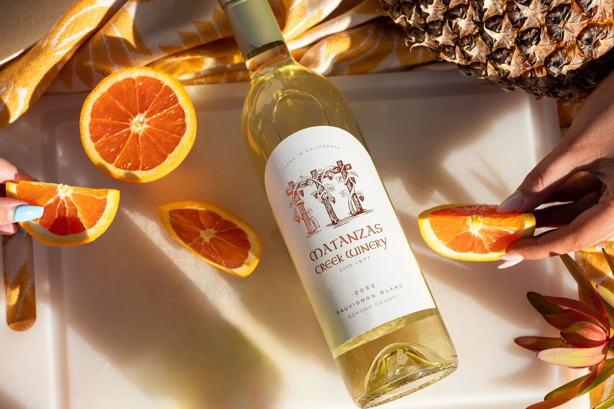 Matanzas Creek Tasting on Patio