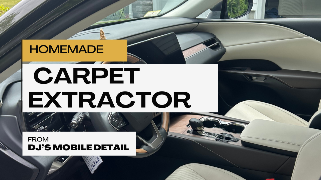 DIY Carpet Extractor Build List