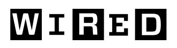 The word 'WIRED' spelled out with black and white letter tiles.