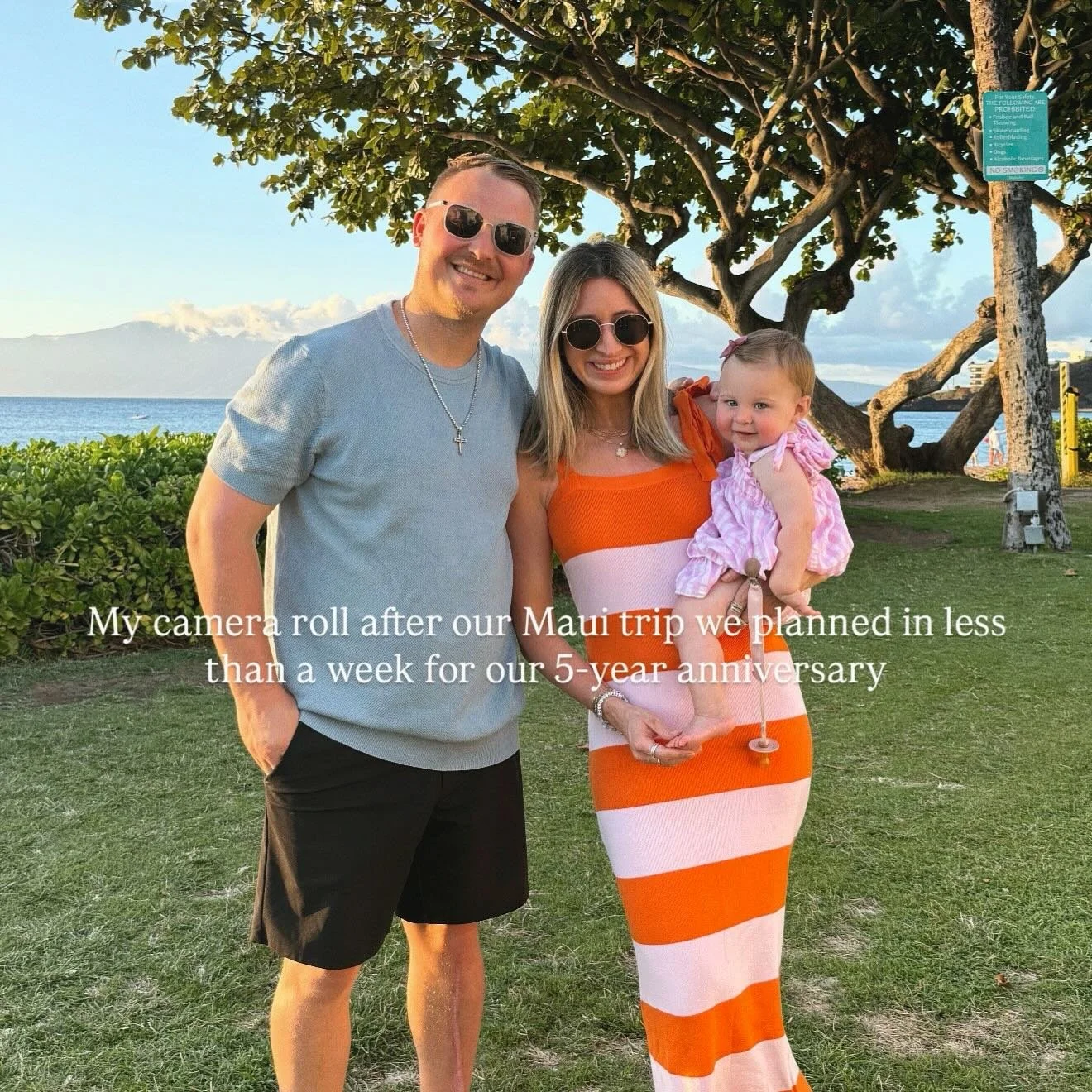 Recap of our trip to Maui 🌺 So grateful we got to take our Palmer Grace, the last time we were there, she was still in my belly 🥹 This trip was super last-minute, but we just decided to pull the trigger for our 5 year anniversary. It&rsquo;s always