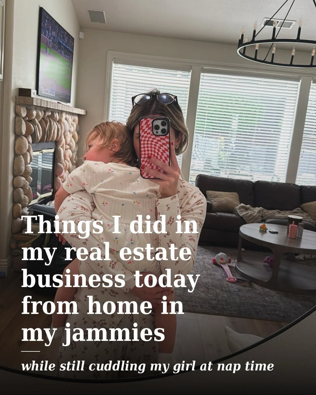 Espresso martini Jammie&rsquo;s and all!
Some days I&rsquo;m out of the house by 8:30 and not back until 7. Other days, I&rsquo;m home most of the day, working files, taking calls, and running my business in comfy&rsquo;s (which, if you know me, is n