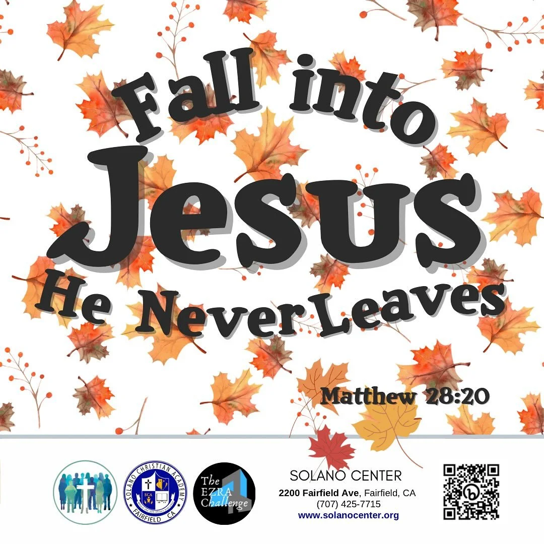 Matthew 28:20
.
#solanochristianacademy 
#privateeducation
#fairfieldca #solanocenter 
#christianpreschool
#preschool #prek #tk
#earlykindergarten
#suisuncity #vacaville #dixon #riovista #solanocenter #solano 
#kindnessmatters 
#jesuslovesyou 
#autum