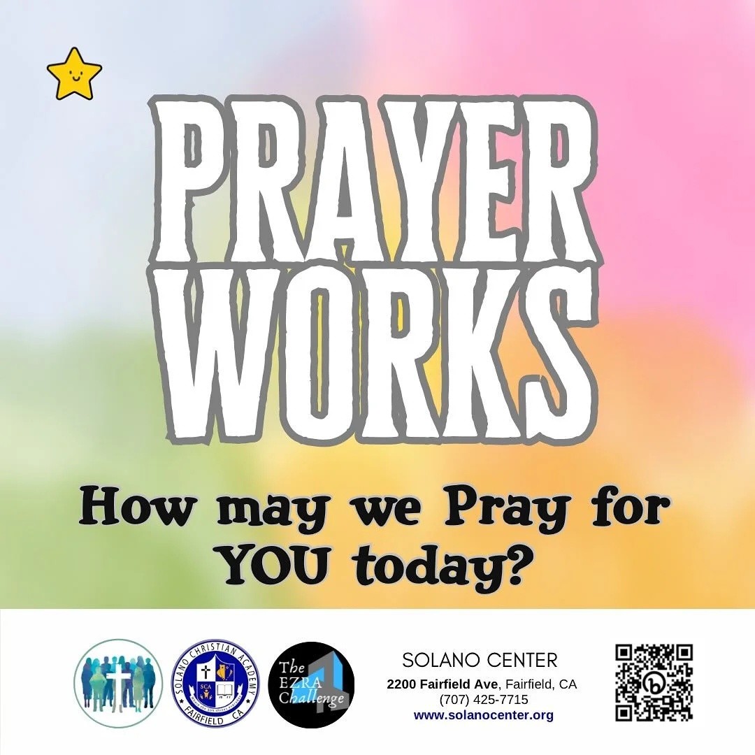 Prayer cultivates a relationship with God. Thru it we confess sins, express gratitude, and seek forgiveness. We ask for peace, tranquility, help, and comfort.
.
#prayerworks 
#solanochristianacademy 
#privateeducation
#fairfieldca #solanocenter 
#chr