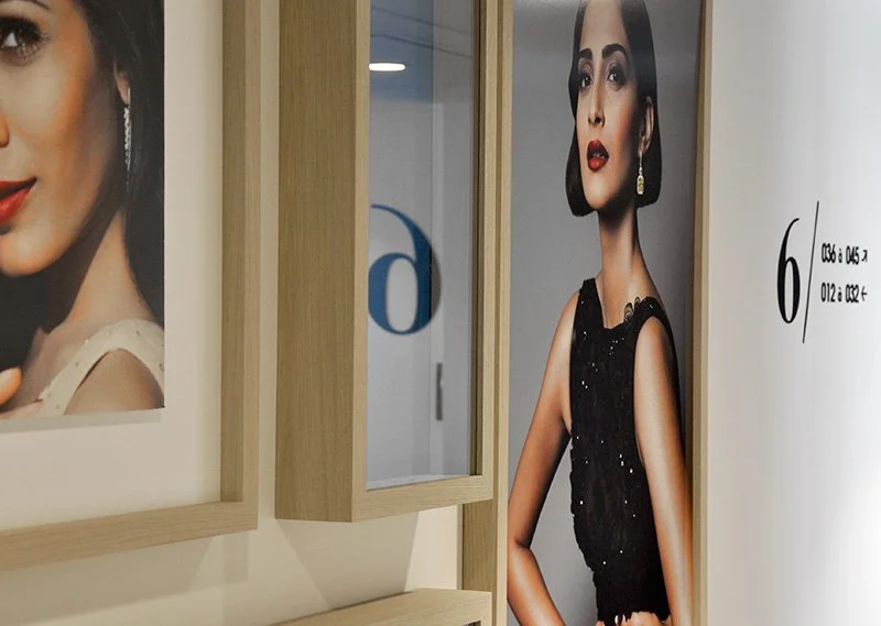 Sortie ascenseur, l'Oréal DOSI, Clichy 2014