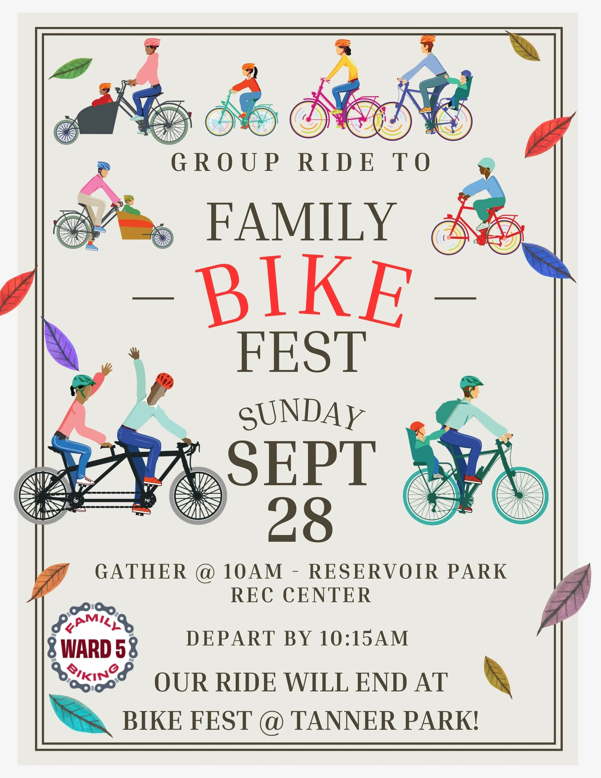 September Group Ride to BIKE FEST!